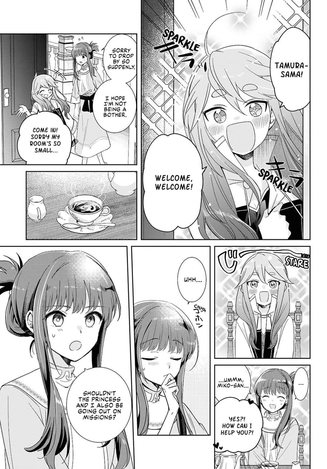 Page 5 Chapter 4 Muryoku Seijo to Munou Oujo ~Maryoku Zero de Shoukansareta Seijo no Isekai Kyuukokuki~