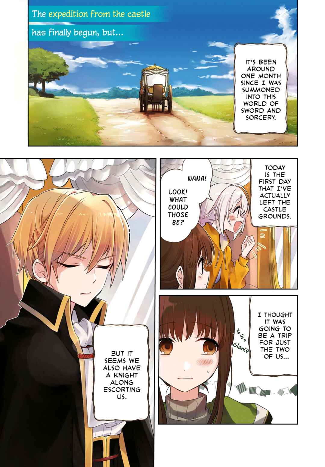 Page 1 Chapter 5 Muryoku Seijo to Munou Oujo ~Maryoku Zero de Shoukansareta Seijo no Isekai Kyuukokuki~