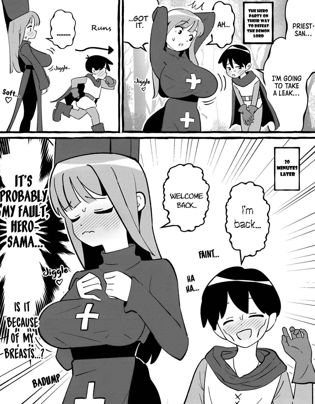 Page 1 Chapter 1 The Hero Whos Been Like This Ever Since Forming a Party with a Priestess