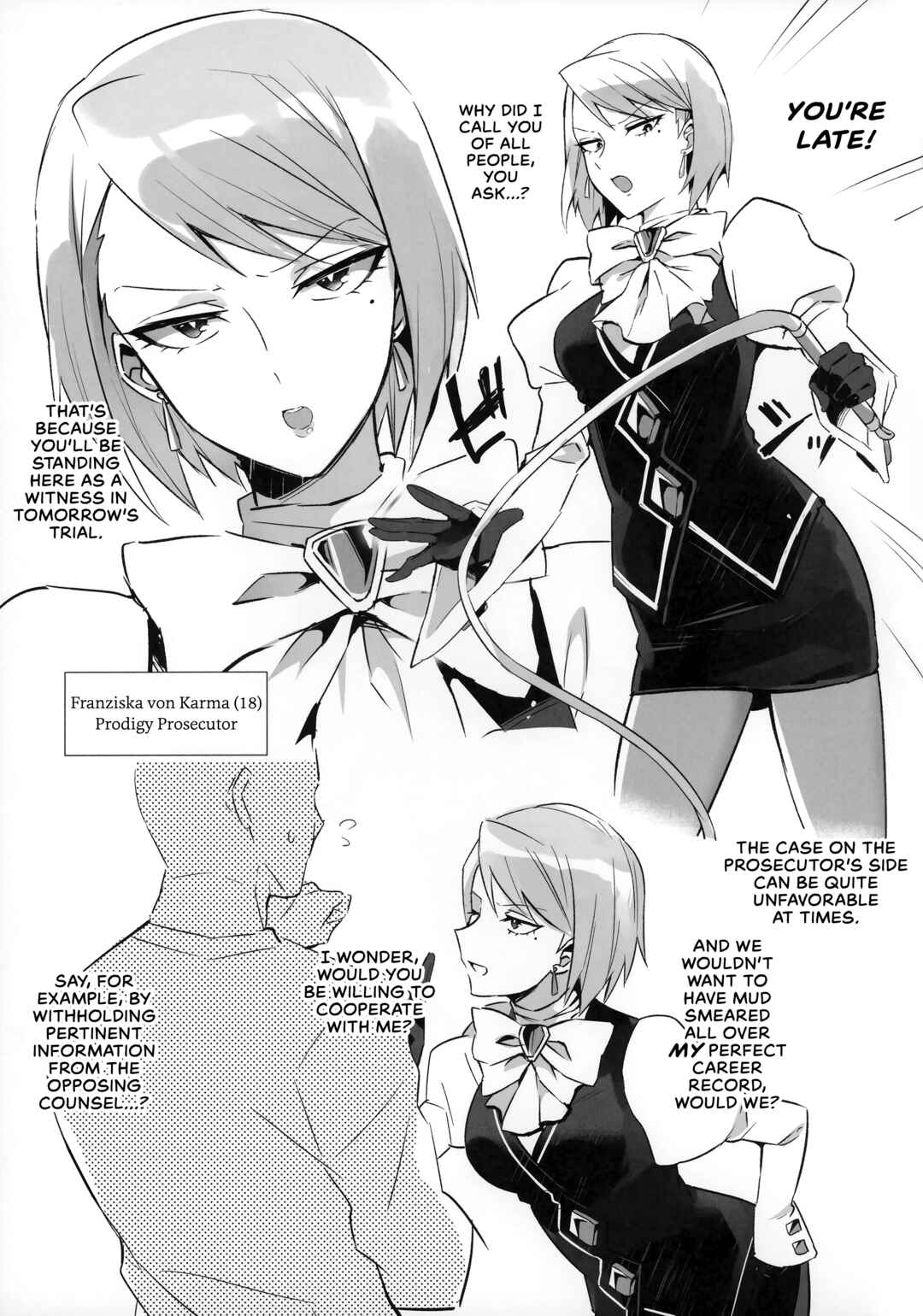 Page 3 Chapter Unknown_5f99 Ace Attorney - A Book For People Wanting to be Dicked Down by a Futanari Franziska