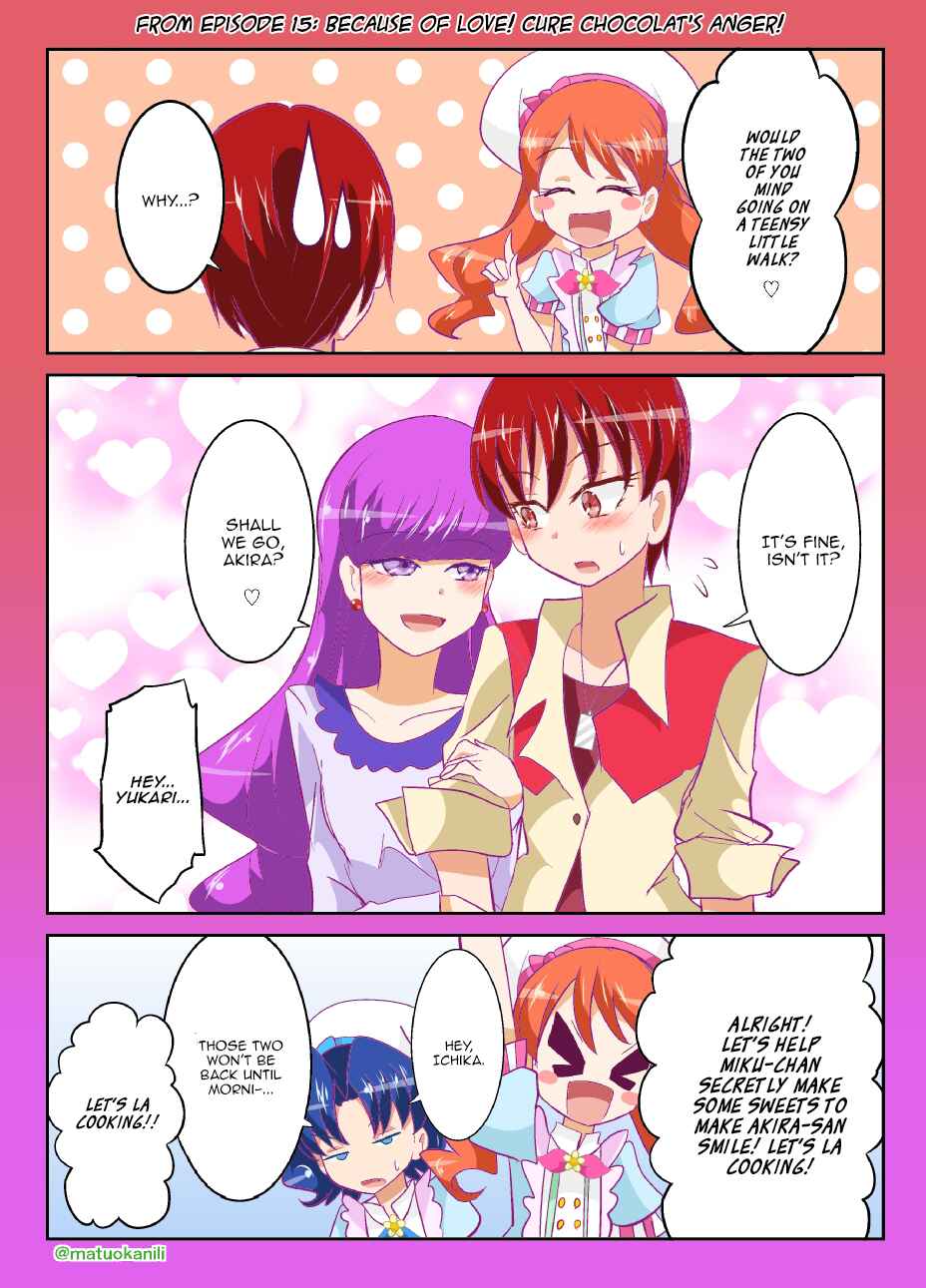 Page 1 Chapter 15 KiraKira☆PreCure A La Mode - PreAla One Draw (Doujinshi)