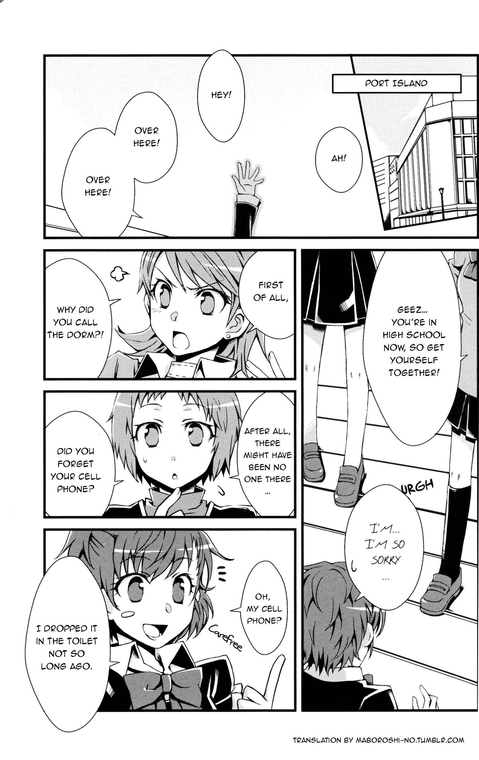 Page 3 Chapter 3 Persona 3 Portable Comic Anthology (DNA  Media Comics)