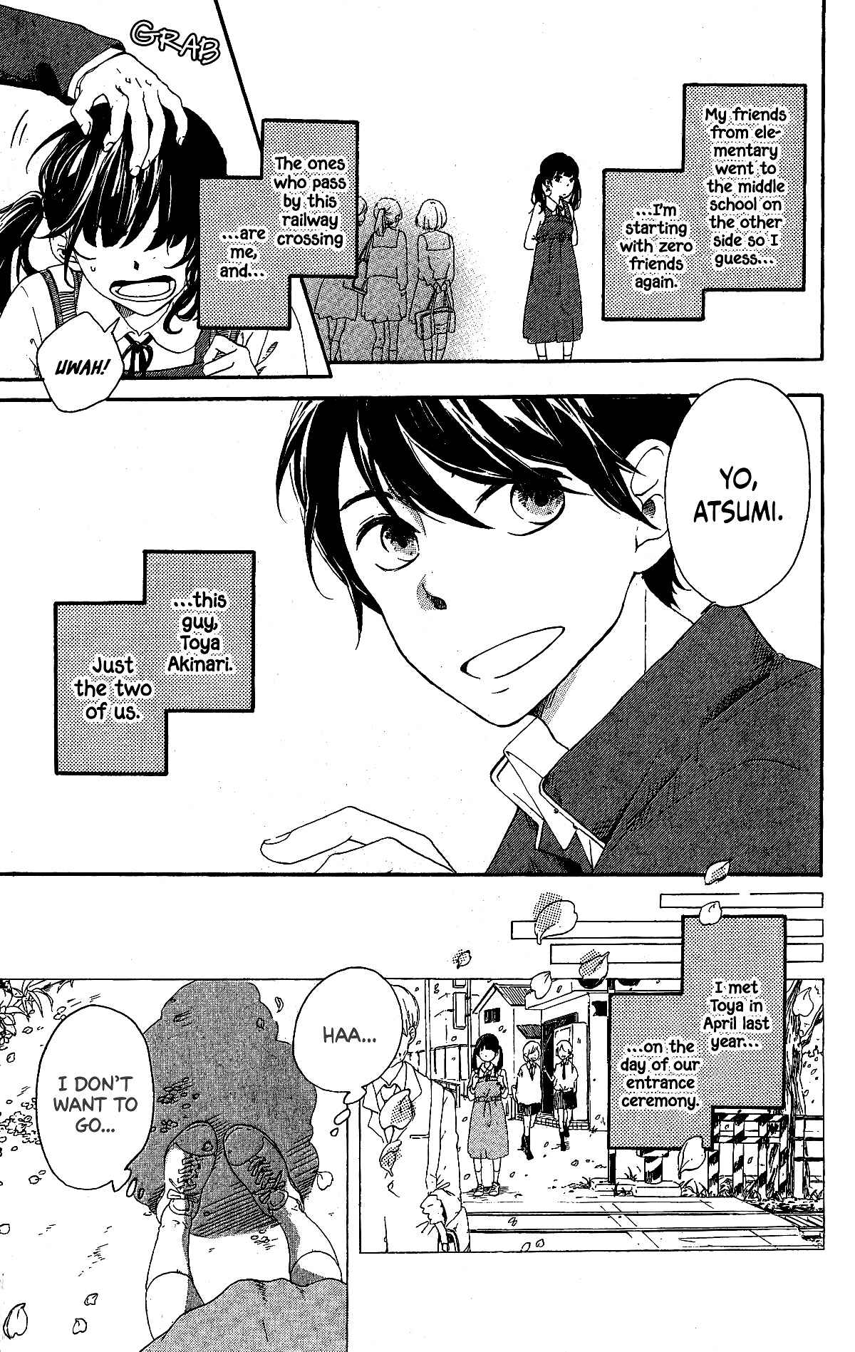 Page 5 Chapter Unknown_08b1 Fumikiri, Kimi no te, Sakuramichi
