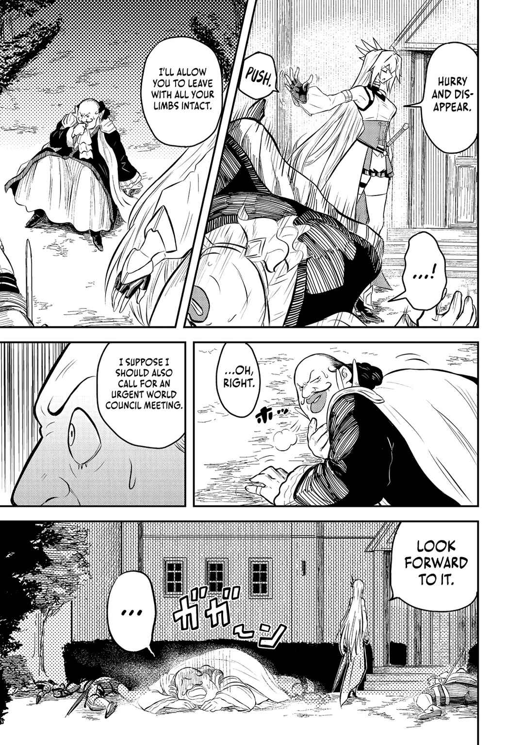 Page 42 Chapter 7 Outo One Ope Golem Master. Masakano Tsuihou!? ~Jiyuu no mi ni Nattanode Deshi no Bijin Yuusha-tachi to Issho ni Saikyou Gouremu Tsukurimasu. Modotte Koi to Iwarete mo Mou Shiran!~