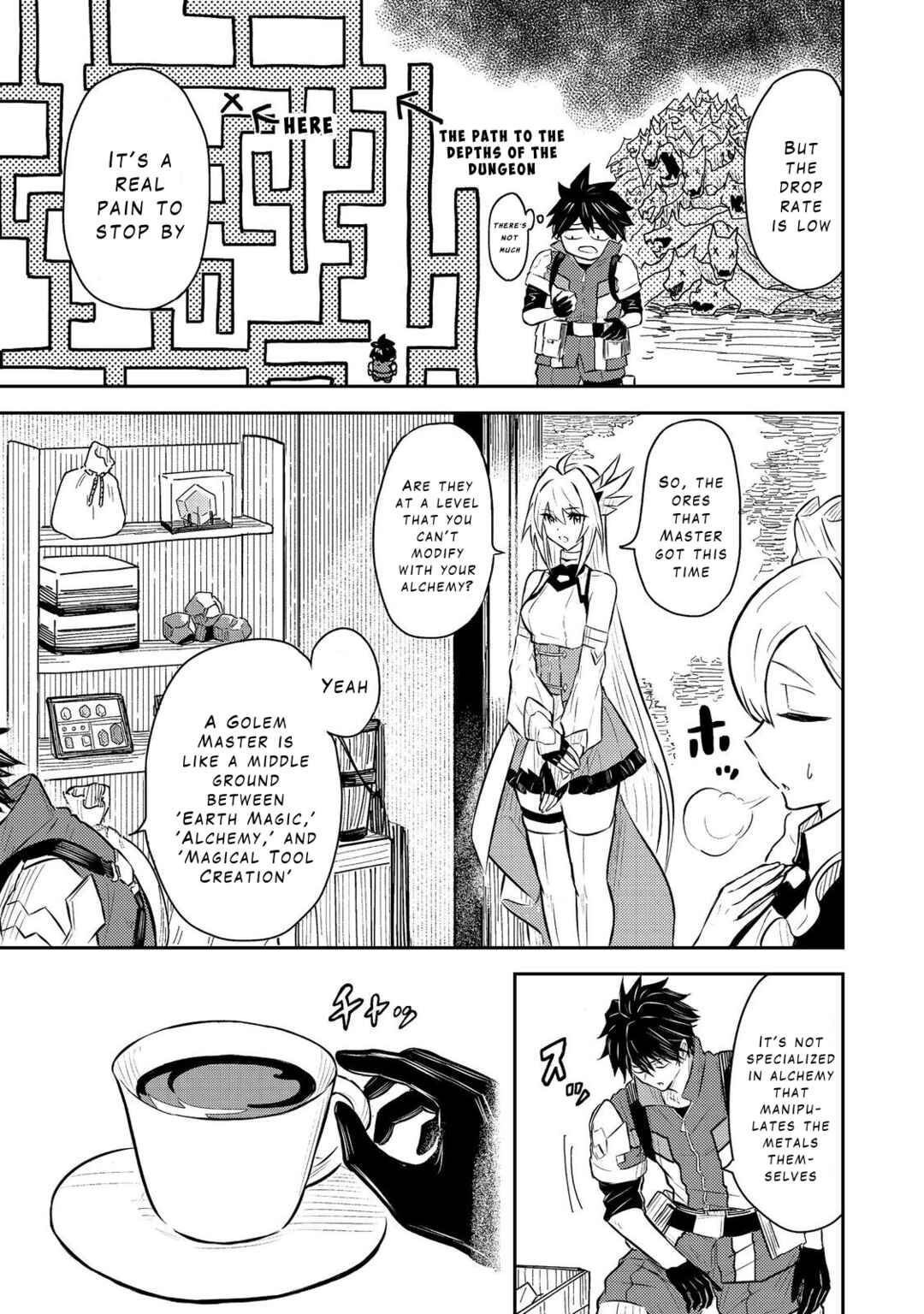 Page 21 Chapter 6 Outo One Ope Golem Master. Masakano Tsuihou!? ~Jiyuu no mi ni Nattanode Deshi no Bijin Yuusha-tachi to Issho ni Saikyou Gouremu Tsukurimasu. Modotte Koi to Iwarete mo Mou Shiran!~