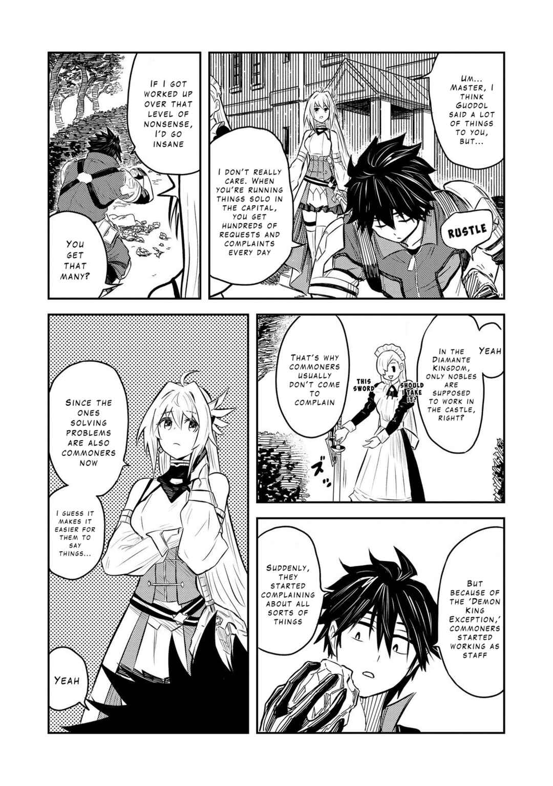 Page 14 Chapter 5 Outo One Ope Golem Master. Masakano Tsuihou!? ~Jiyuu no mi ni Nattanode Deshi no Bijin Yuusha-tachi to Issho ni Saikyou Gouremu Tsukurimasu. Modotte Koi to Iwarete mo Mou Shiran!~