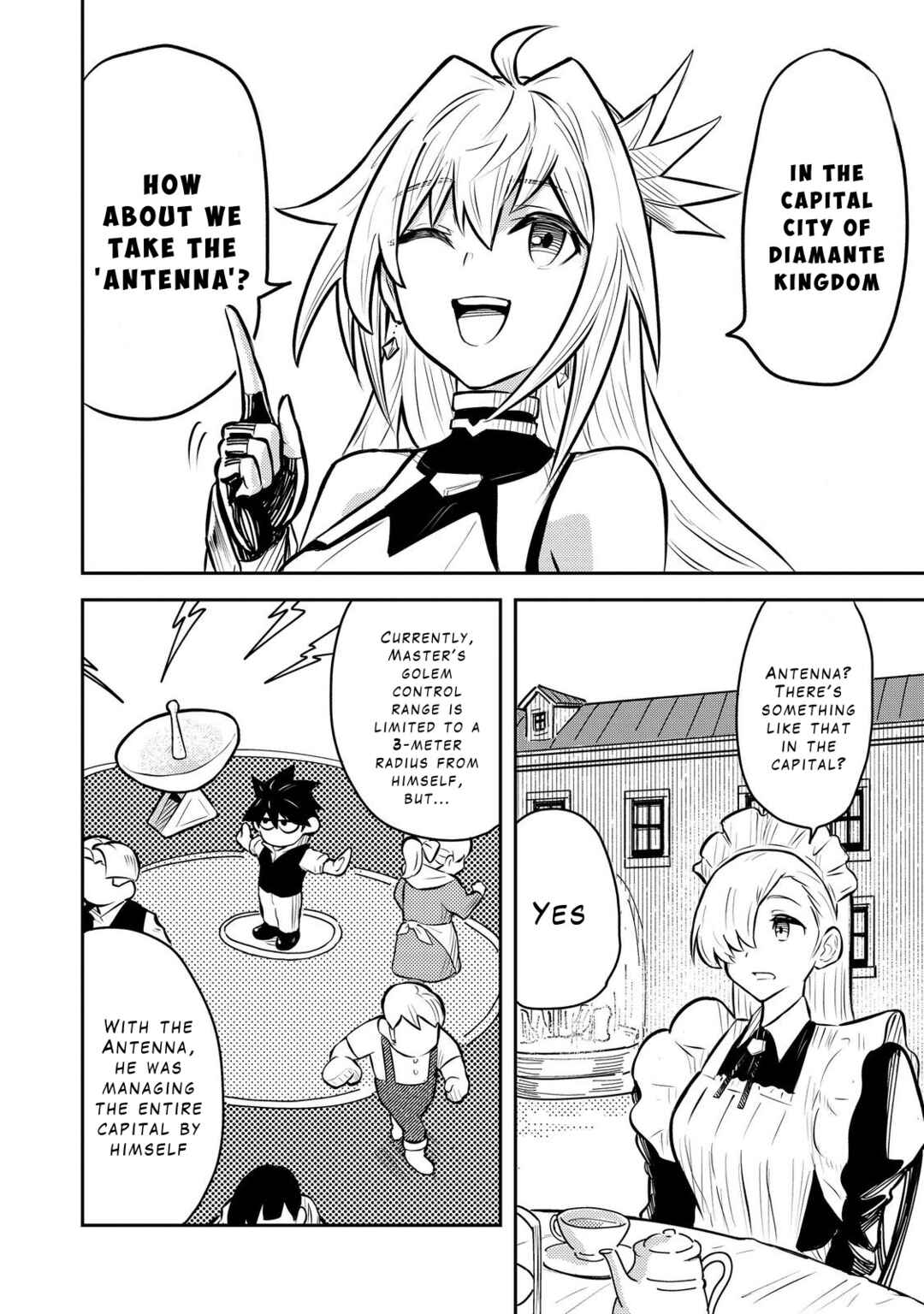 Page 33 Chapter 5 Outo One Ope Golem Master. Masakano Tsuihou!? ~Jiyuu no mi ni Nattanode Deshi no Bijin Yuusha-tachi to Issho ni Saikyou Gouremu Tsukurimasu. Modotte Koi to Iwarete mo Mou Shiran!~