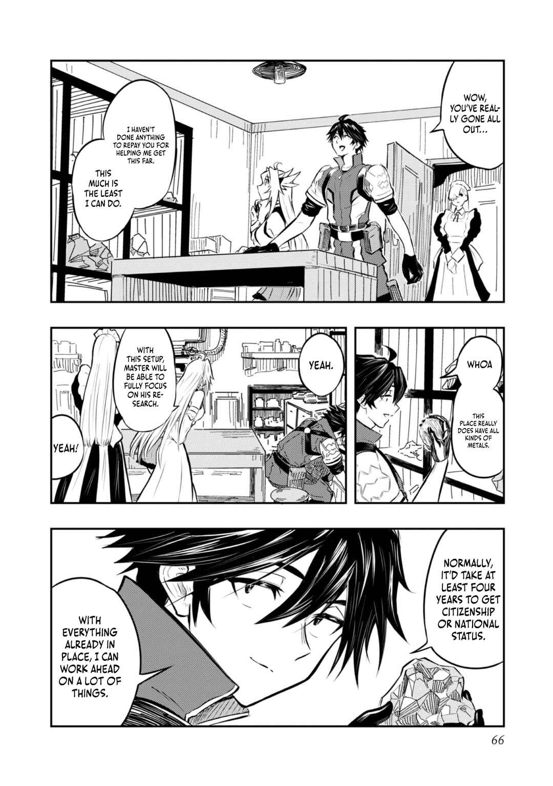 Page 21 Chapter 2 Outo One Ope Golem Master. Masakano Tsuihou!? ~Jiyuu no mi ni Nattanode Deshi no Bijin Yuusha-tachi to Issho ni Saikyou Gouremu Tsukurimasu. Modotte Koi to Iwarete mo Mou Shiran!~
