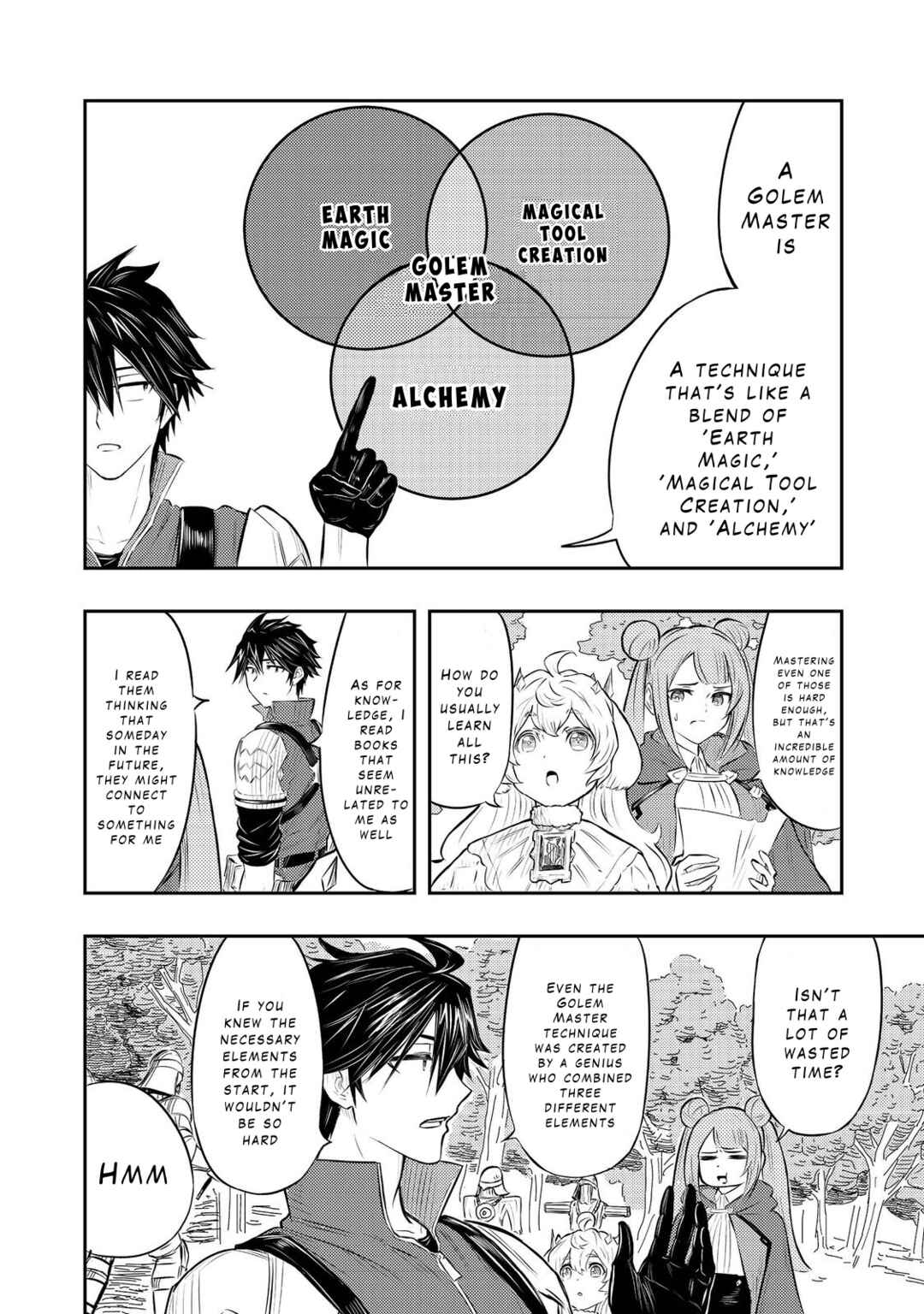Page 6 Chapter 4 Outo One Ope Golem Master. Masakano Tsuihou!? ~Jiyuu no mi ni Nattanode Deshi no Bijin Yuusha-tachi to Issho ni Saikyou Gouremu Tsukurimasu. Modotte Koi to Iwarete mo Mou Shiran!~