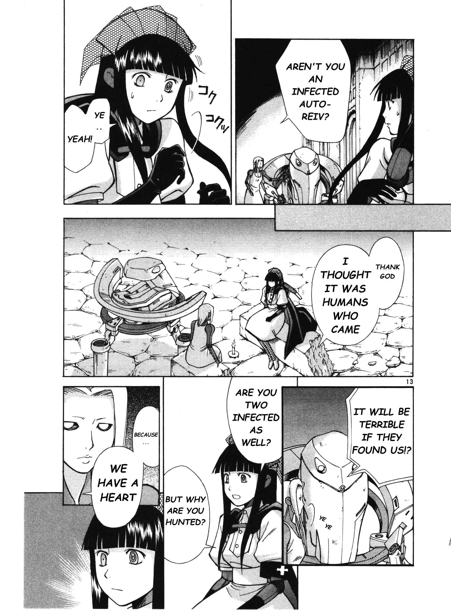 Page 14 Chapter 3 Ergo Proxy - Centzon Hitchers and Undertaker