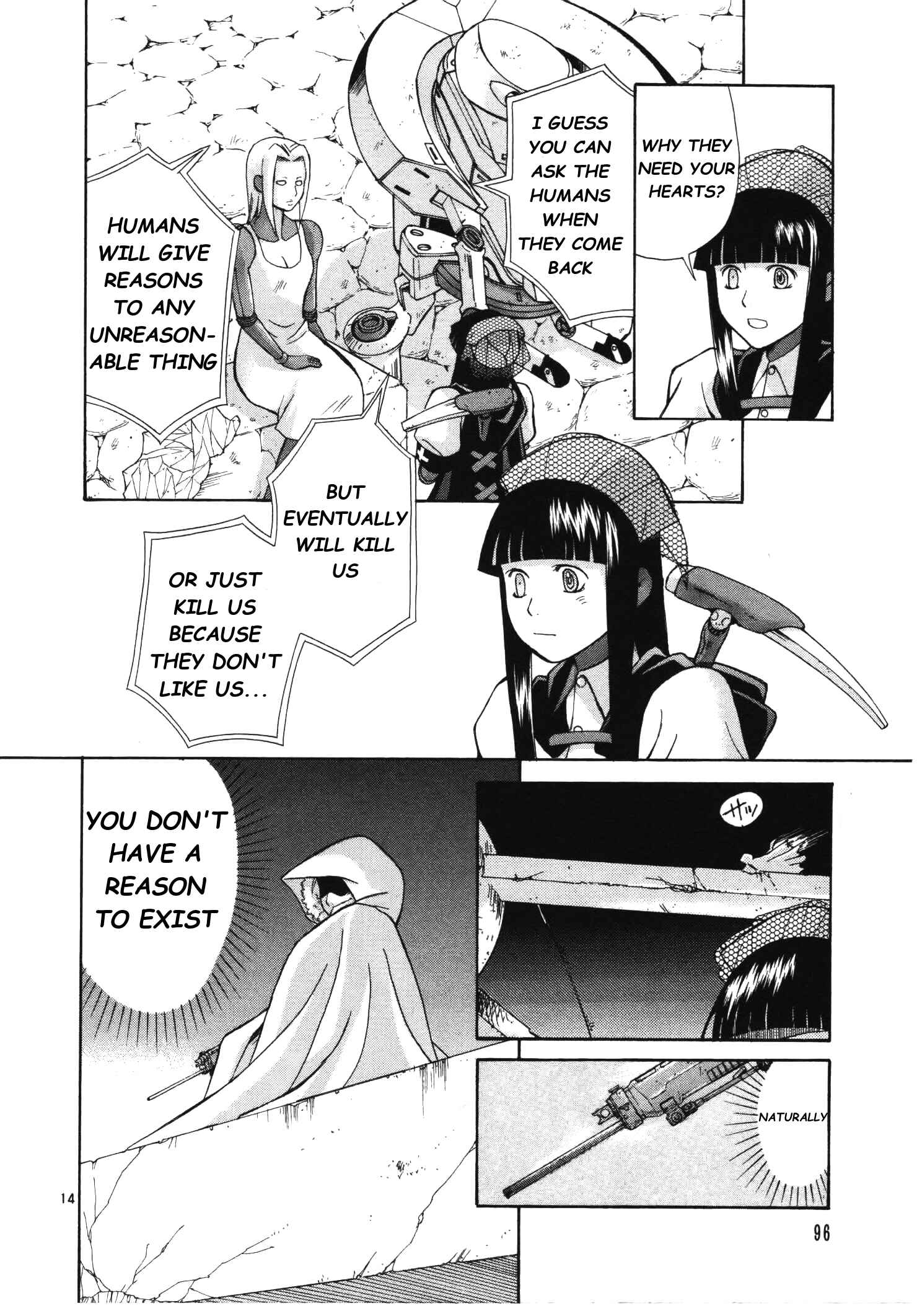 Page 15 Chapter 3 Ergo Proxy - Centzon Hitchers and Undertaker