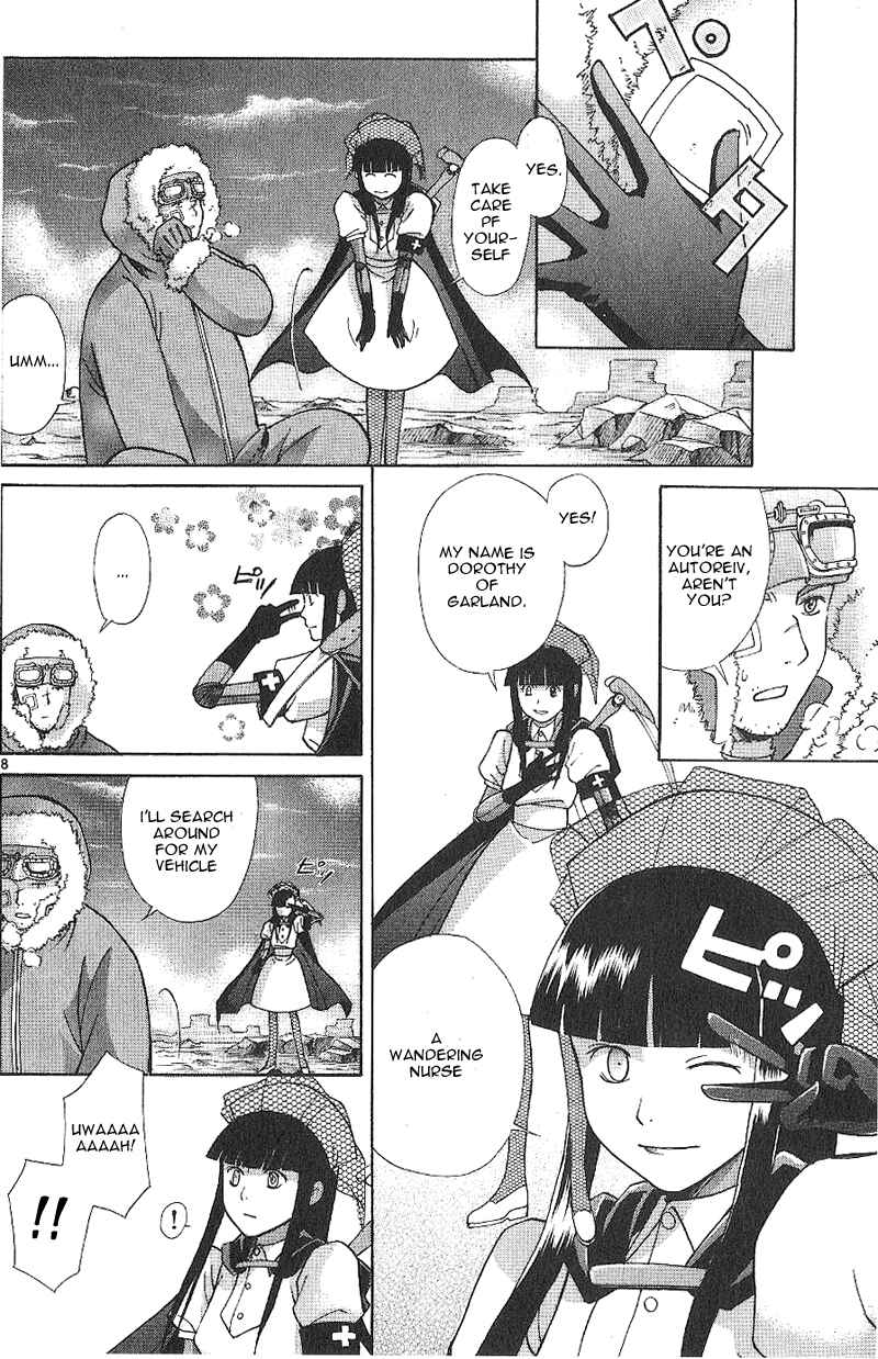 Page 22 Chapter 1 Ergo Proxy - Centzon Hitchers and Undertaker