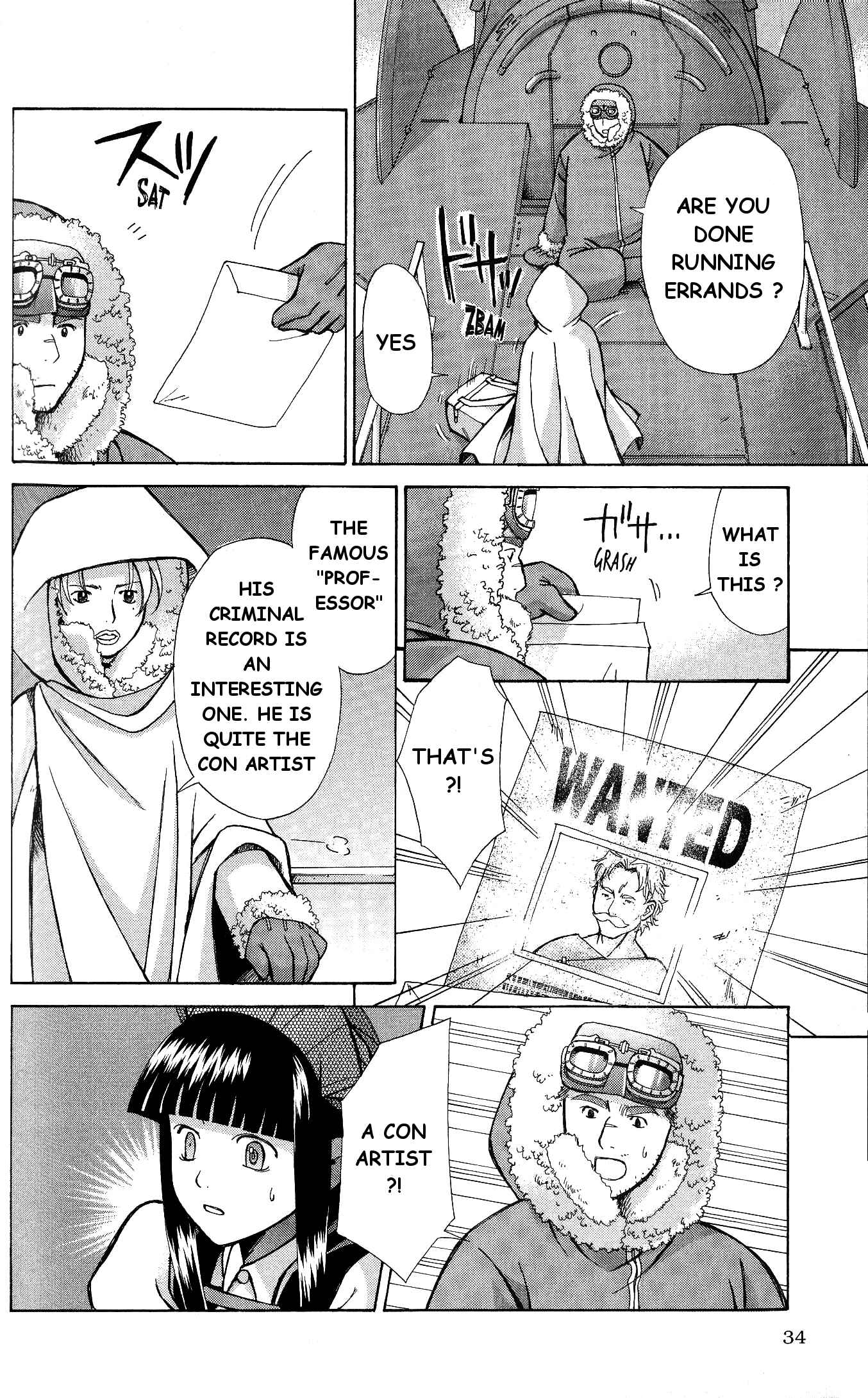 Page 34 Chapter 6 Ergo Proxy - Centzon Hitchers and Undertaker