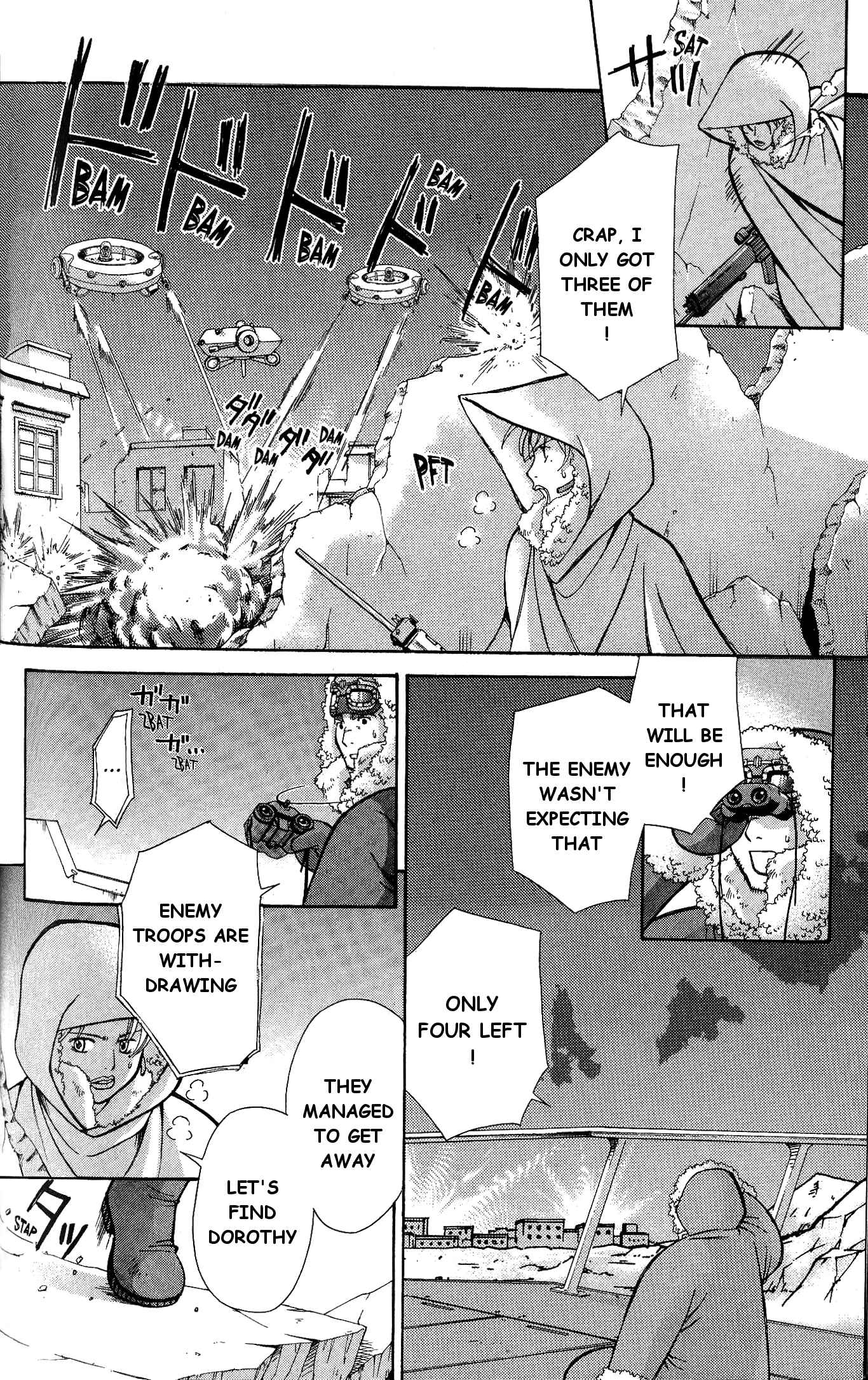 Page 22 Chapter 7 Ergo Proxy - Centzon Hitchers and Undertaker
