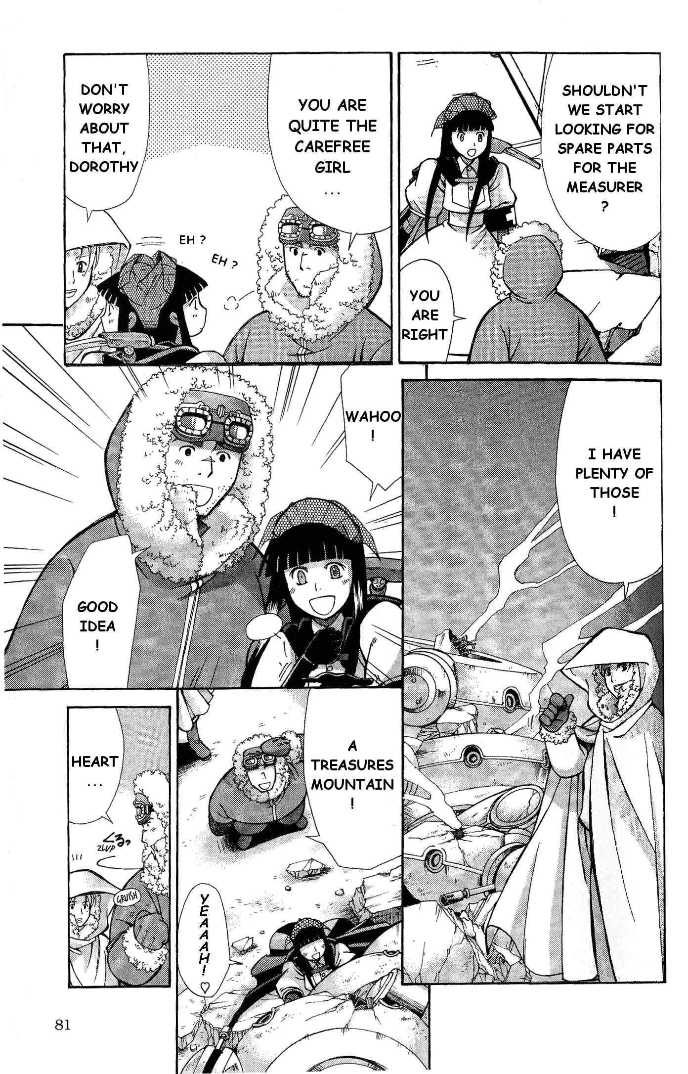 Page 33 Chapter 7 Ergo Proxy - Centzon Hitchers and Undertaker