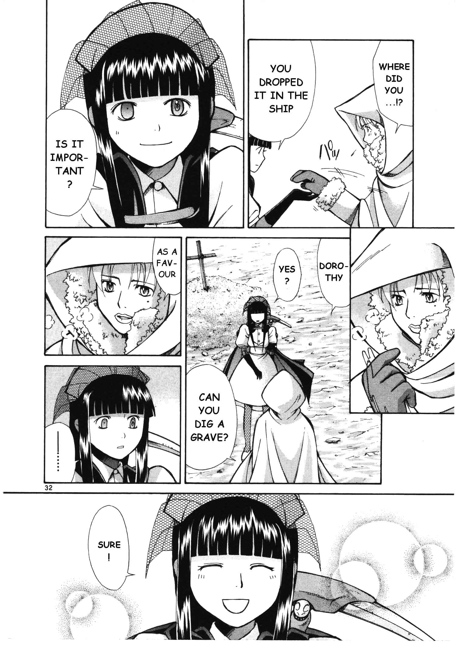 Page 33 Chapter 5 Ergo Proxy - Centzon Hitchers and Undertaker
