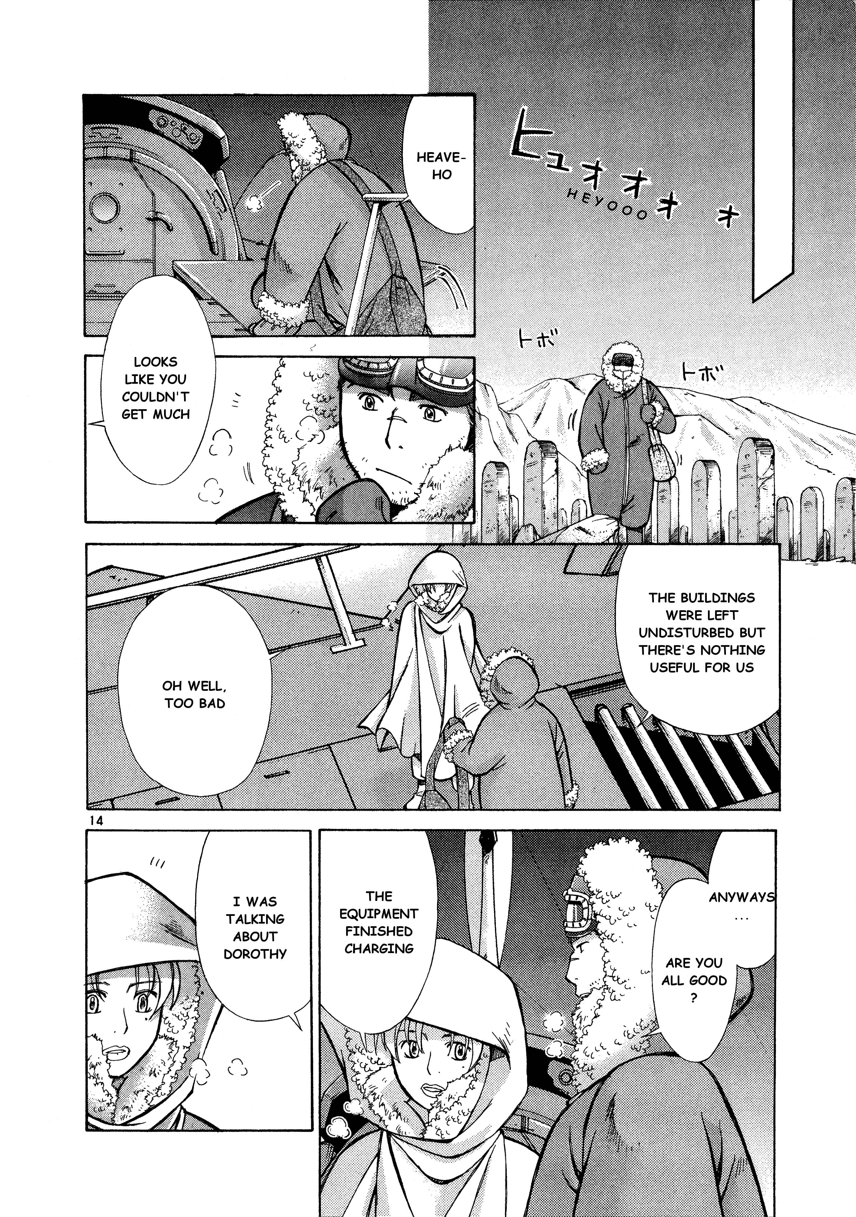 Page 15 Chapter 9 Ergo Proxy - Centzon Hitchers and Undertaker