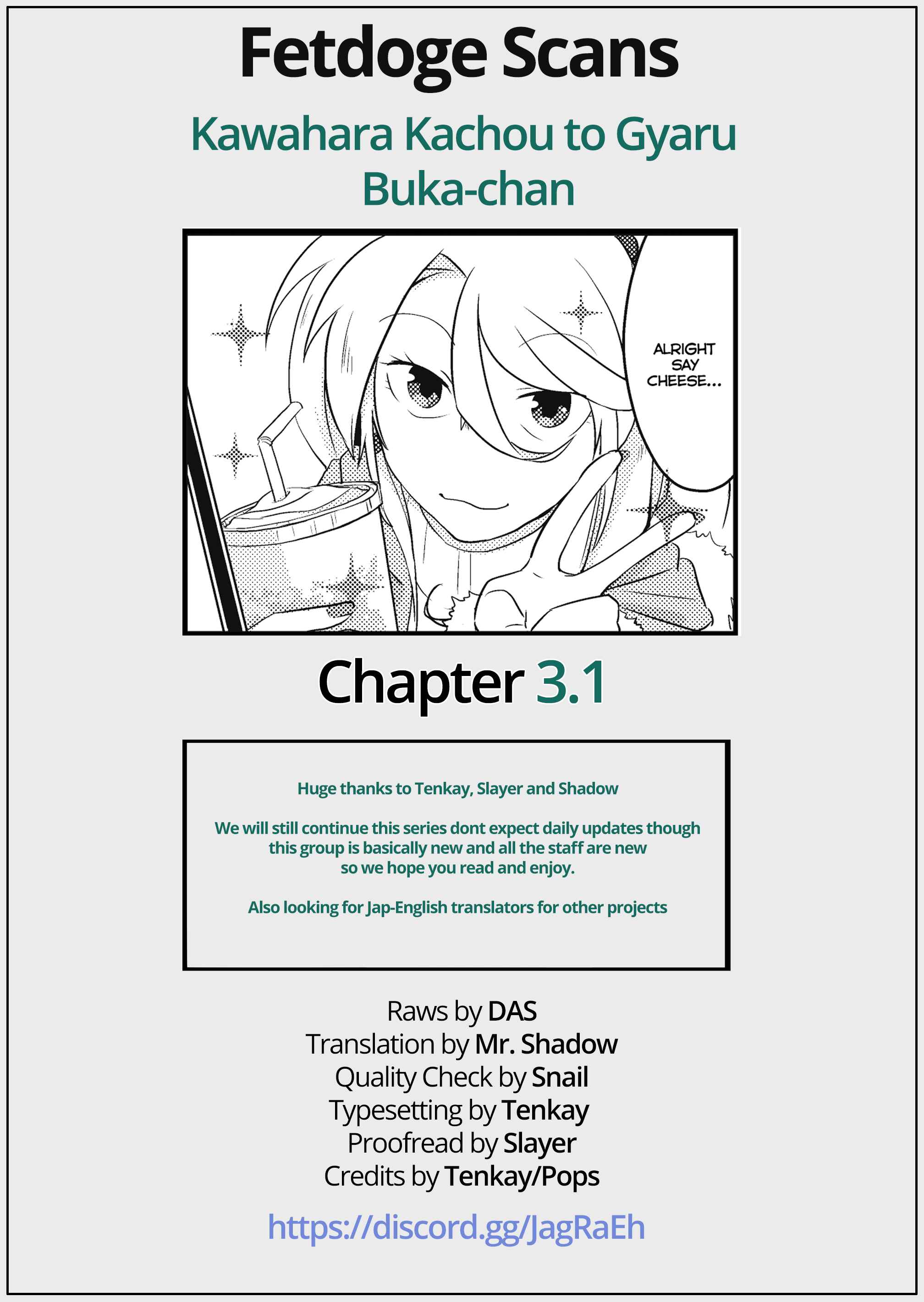Page 4 Chapter 3.1 Kawahara Kachou to Gyaru Buka-chan