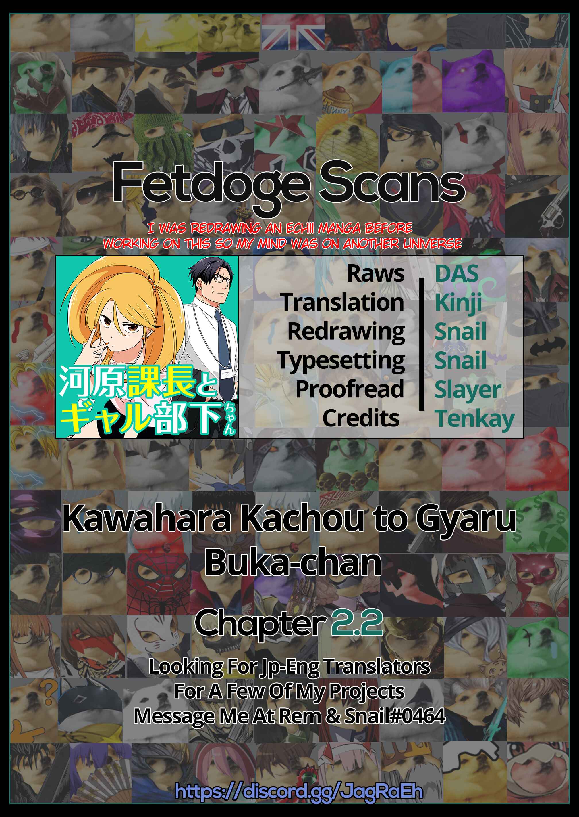 Page 4 Chapter 2.2 Kawahara Kachou to Gyaru Buka-chan