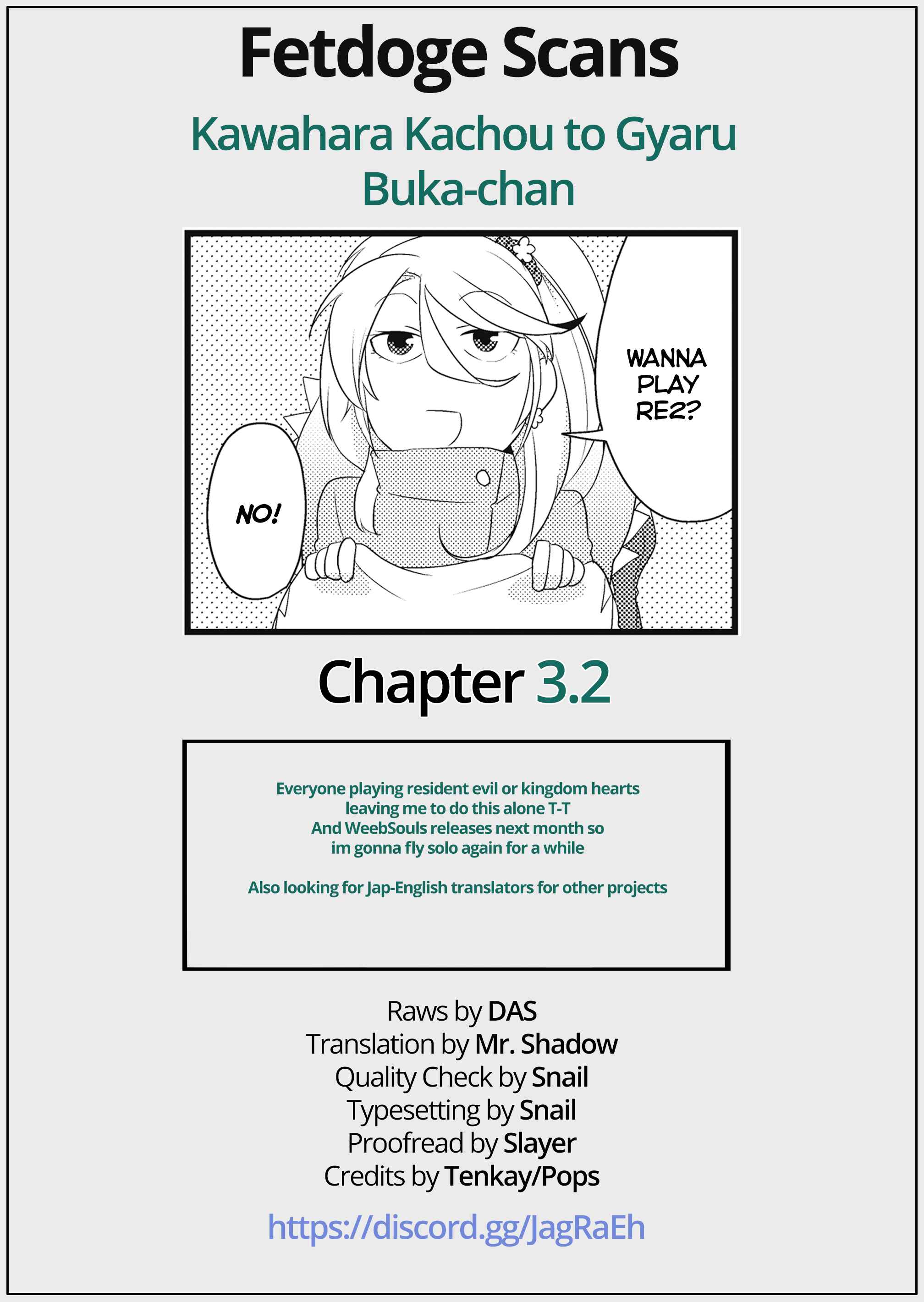 Page 4 Chapter 4.1 Kawahara Kachou to Gyaru Buka-chan