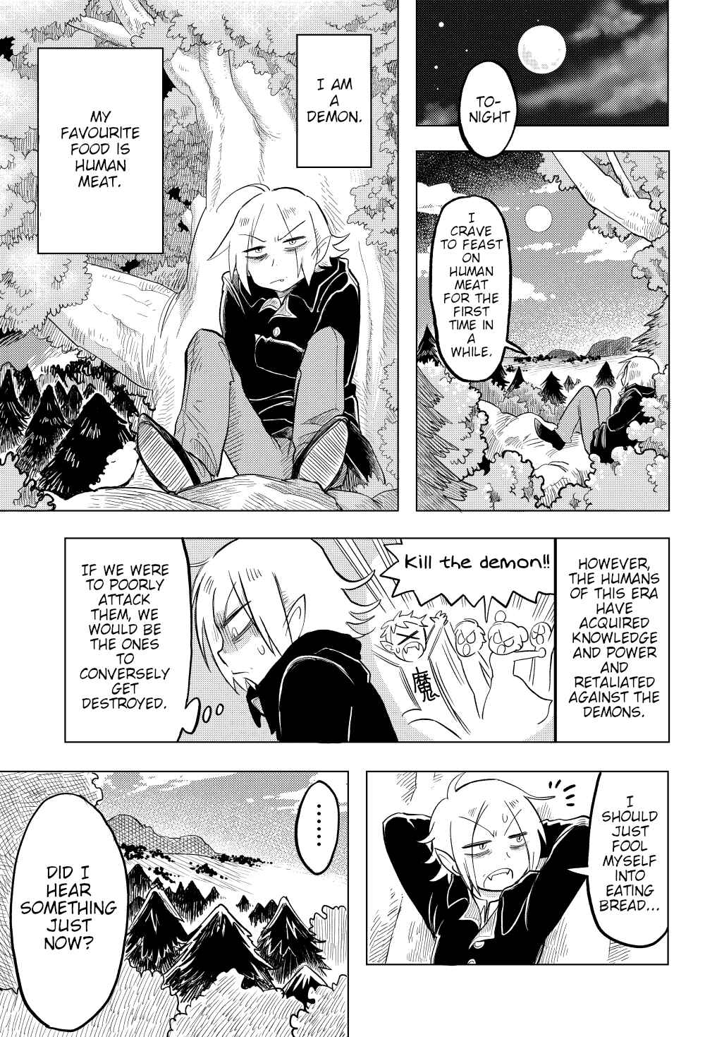 Page 1 Chapter 1 Aru Mazoku to Boku no Monogatari