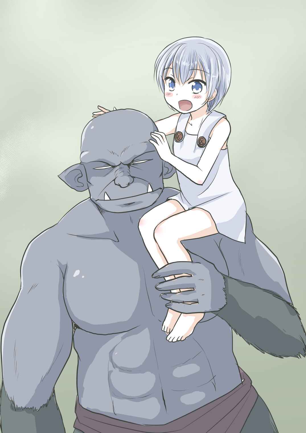 Page 1 Chapter 10.1 An  Orc and a Little Witch
