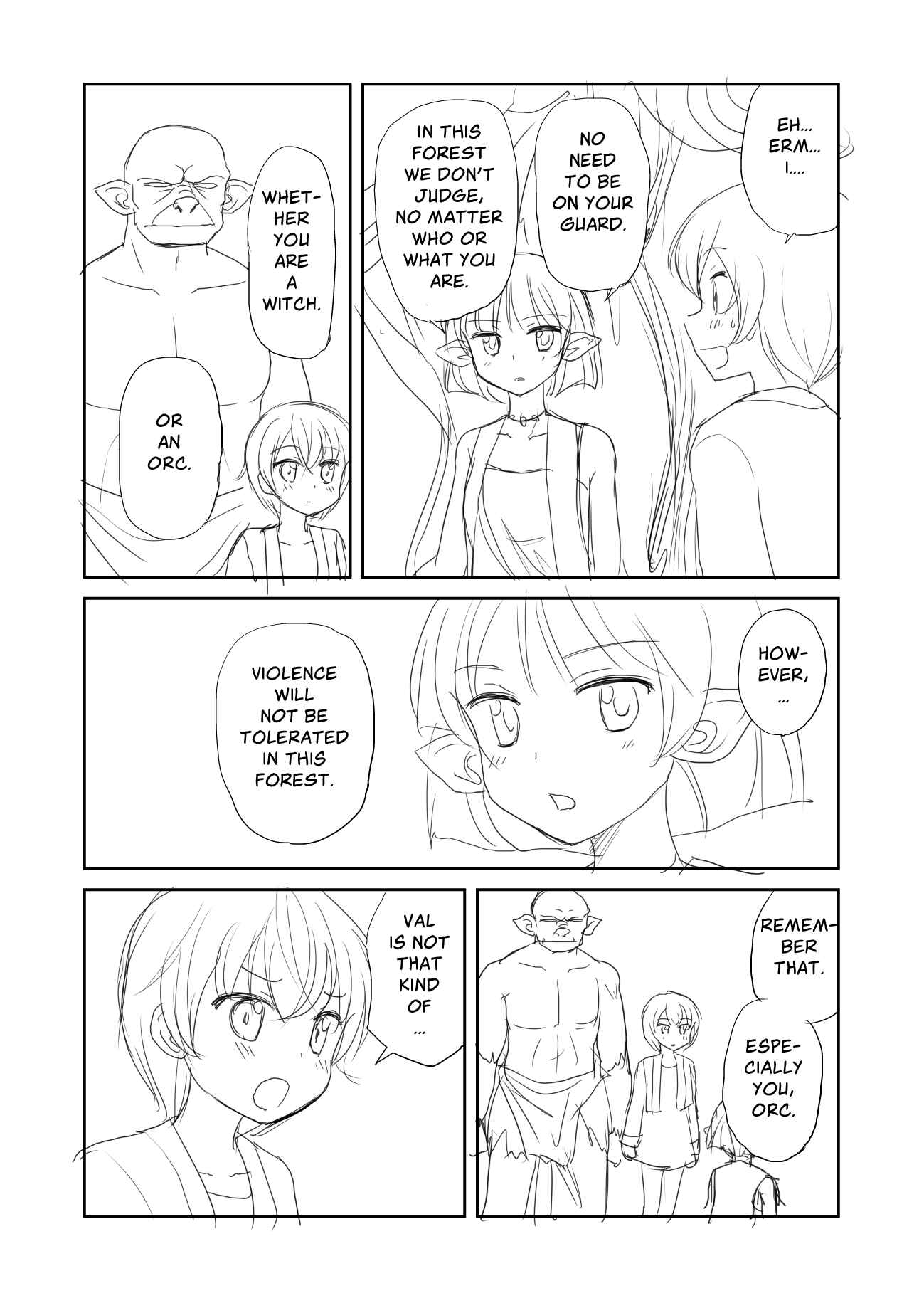 Page 14 Chapter 10.5 An  Orc and a Little Witch