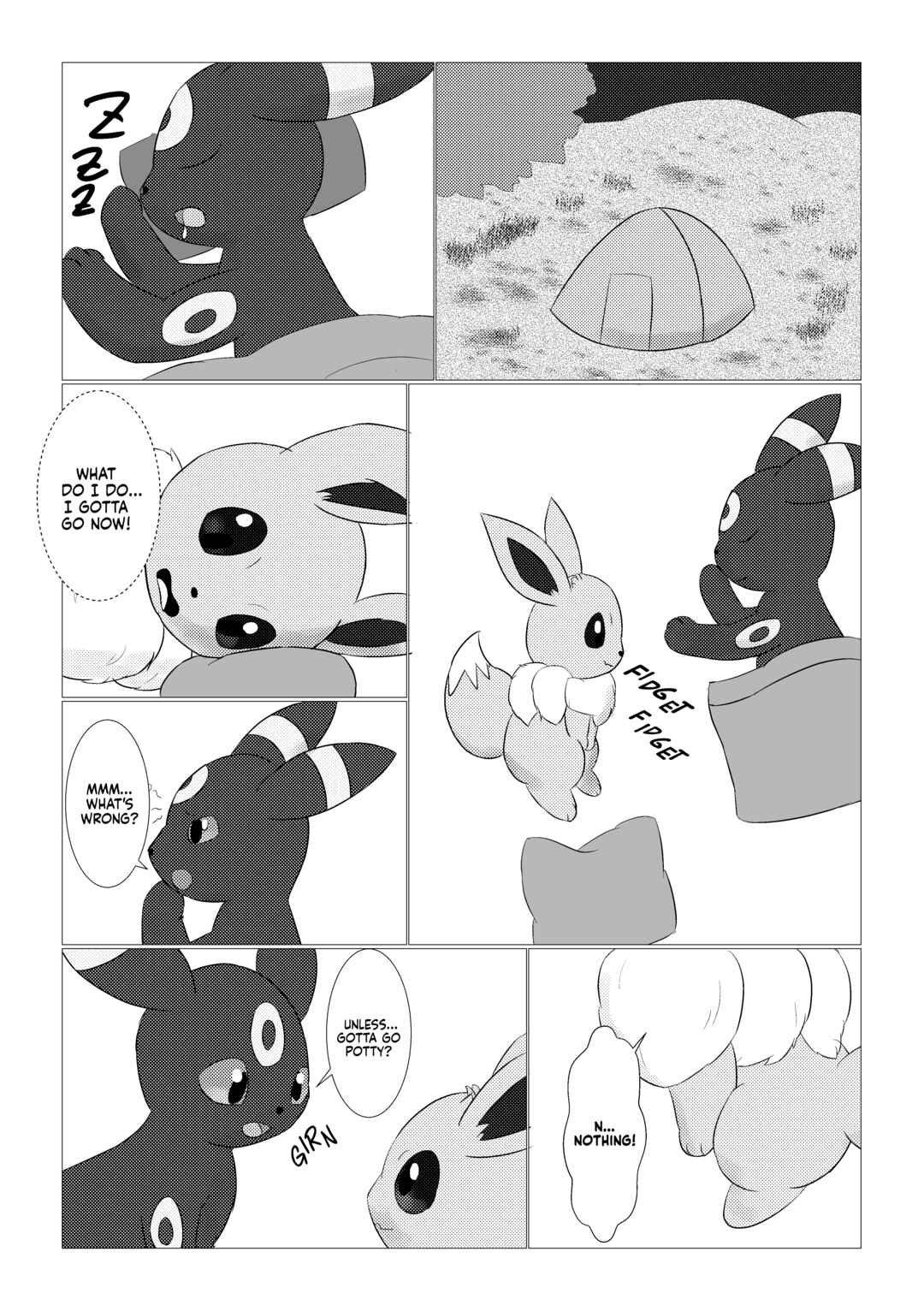 Page 14 Chapter Unknown_44bd Pokémon - Big Brother and Me (Doujinshi)