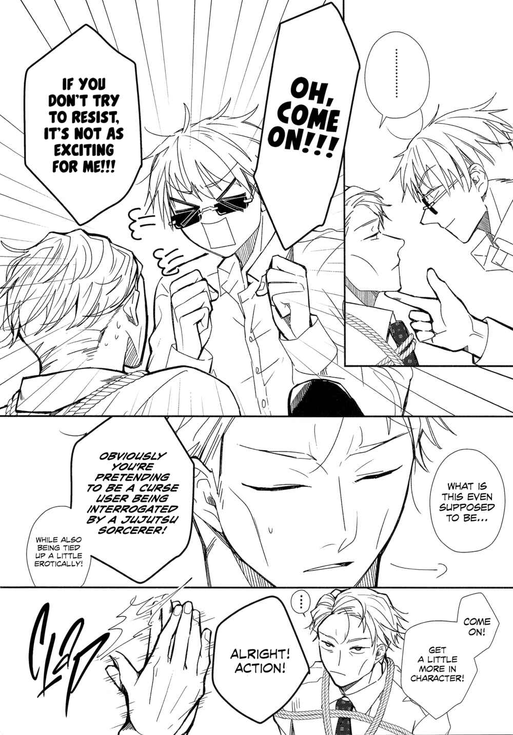 Page 10 Chapter Unknown_2006 Jujutsu Kaisen - Bondage and Interrogation Play with the 7/3 Jujutsu Sorcerer (Doujinshi)