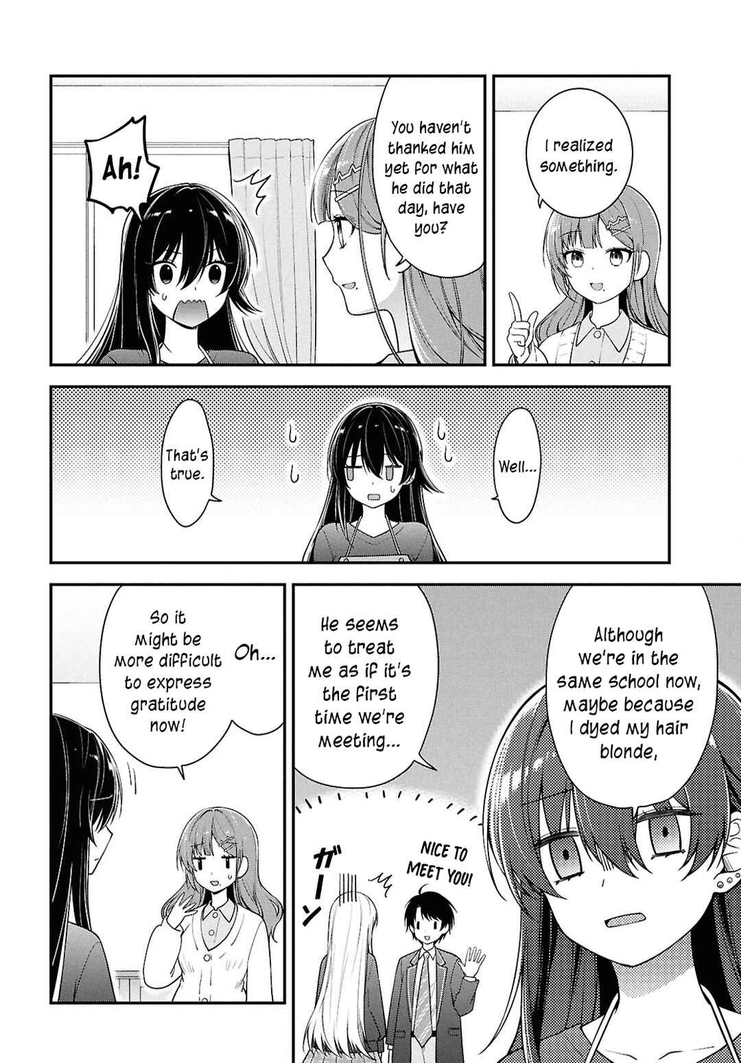 Page 26 Chapter 4 Tonari no Seki no Yankee Shimizu-san ga Kami o Kuroku Sometekita