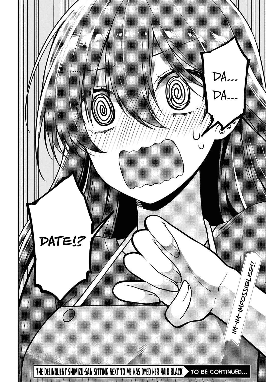 Page 30 Chapter 4 Tonari no Seki no Yankee Shimizu-san ga Kami o Kuroku Sometekita