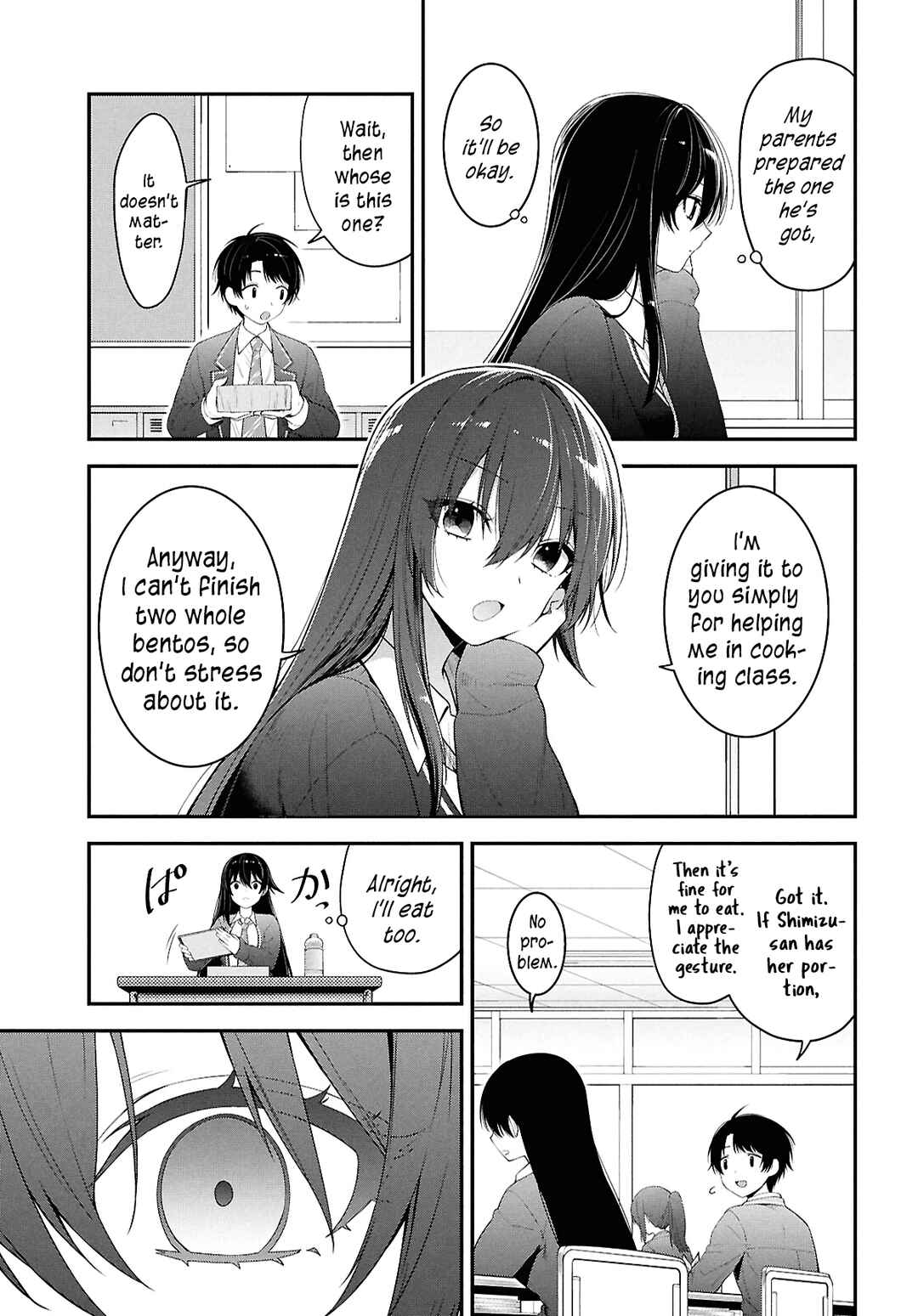Page 19 Chapter 3 Tonari no Seki no Yankee Shimizu-san ga Kami o Kuroku Sometekita