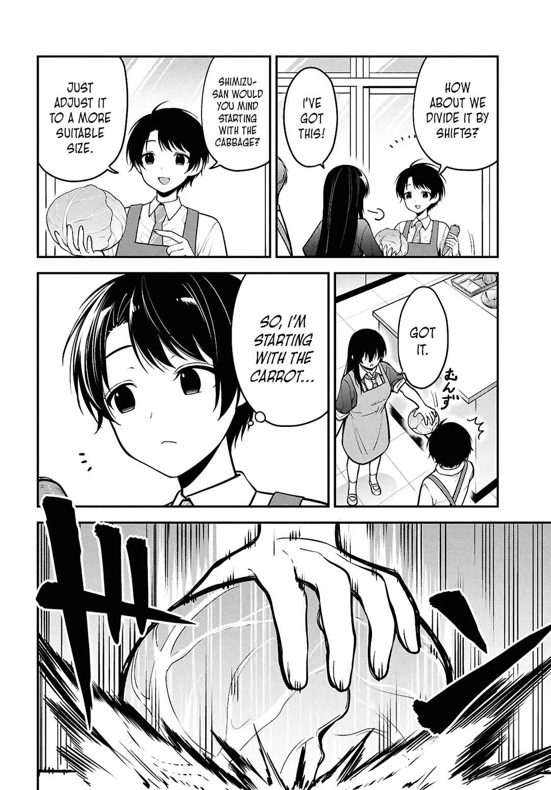 Page 10 Chapter 2 Tonari no Seki no Yankee Shimizu-san ga Kami o Kuroku Sometekita