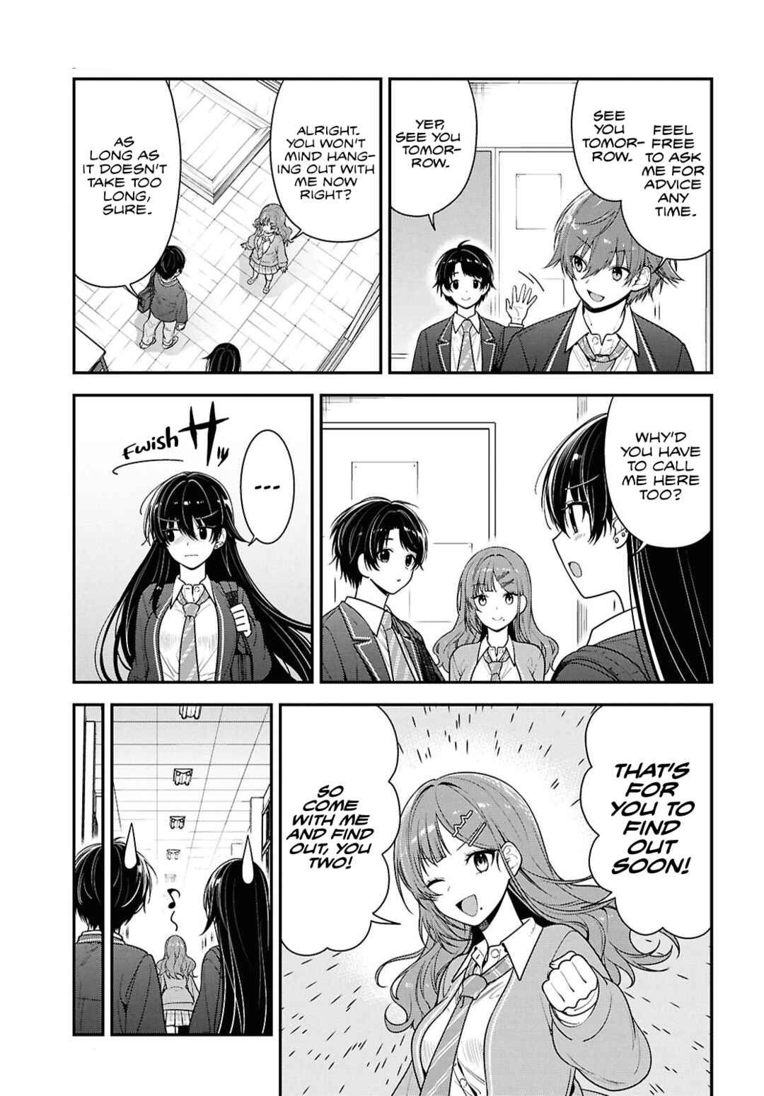 Page 14 Chapter 10 Tonari no Seki no Yankee Shimizu-san ga Kami o Kuroku Sometekita