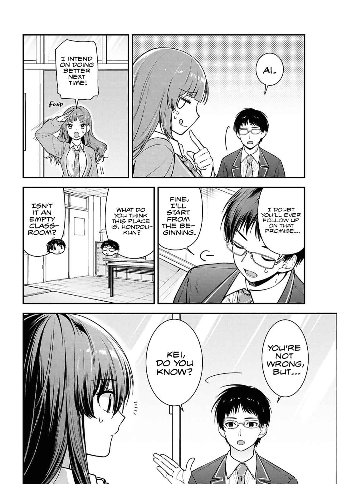 Page 17 Chapter 10 Tonari no Seki no Yankee Shimizu-san ga Kami o Kuroku Sometekita