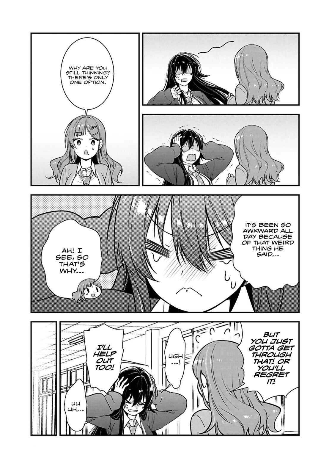 Page 30 Chapter 10 Tonari no Seki no Yankee Shimizu-san ga Kami o Kuroku Sometekita