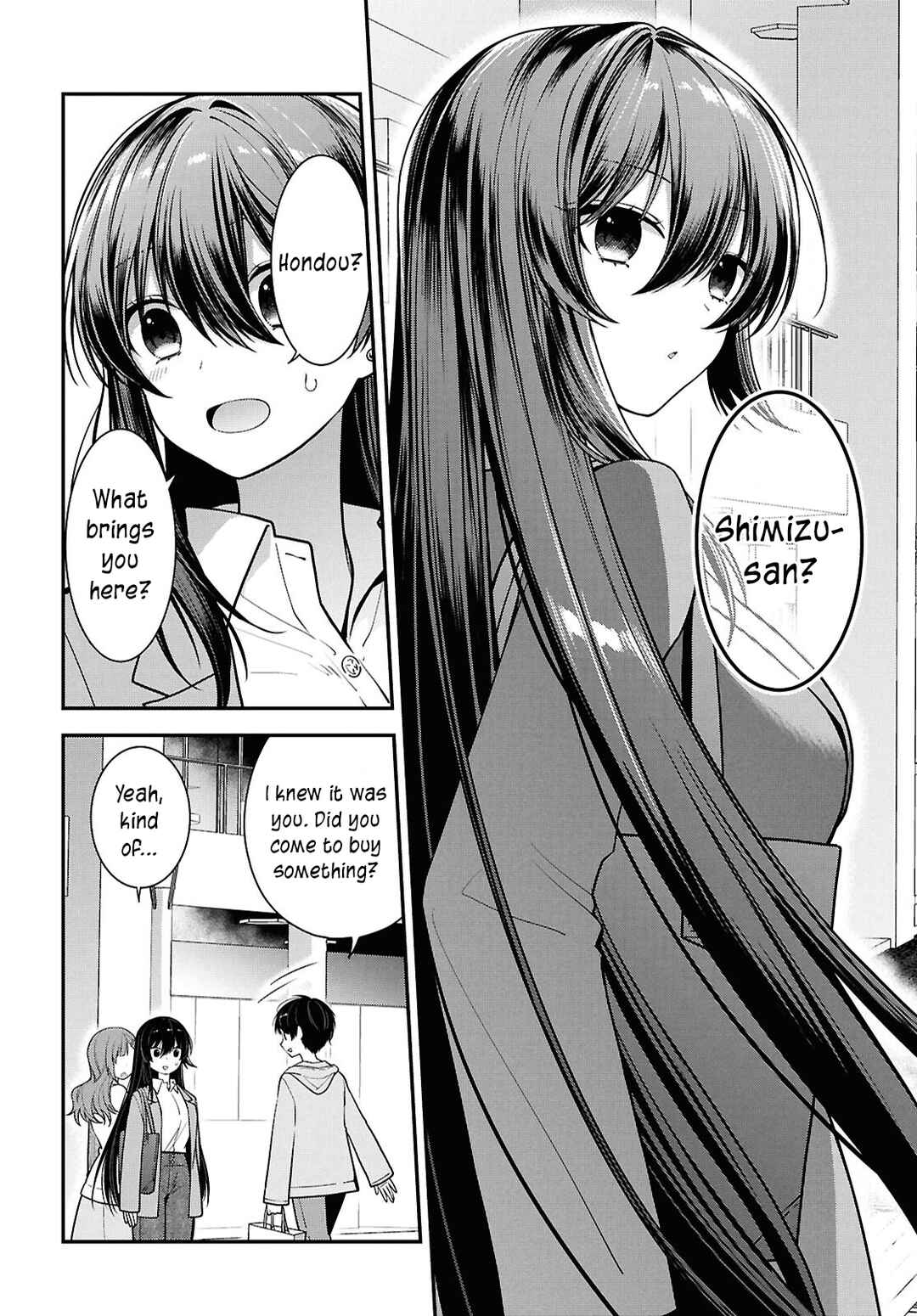 Page 10 Chapter 5 Tonari no Seki no Yankee Shimizu-san ga Kami o Kuroku Sometekita