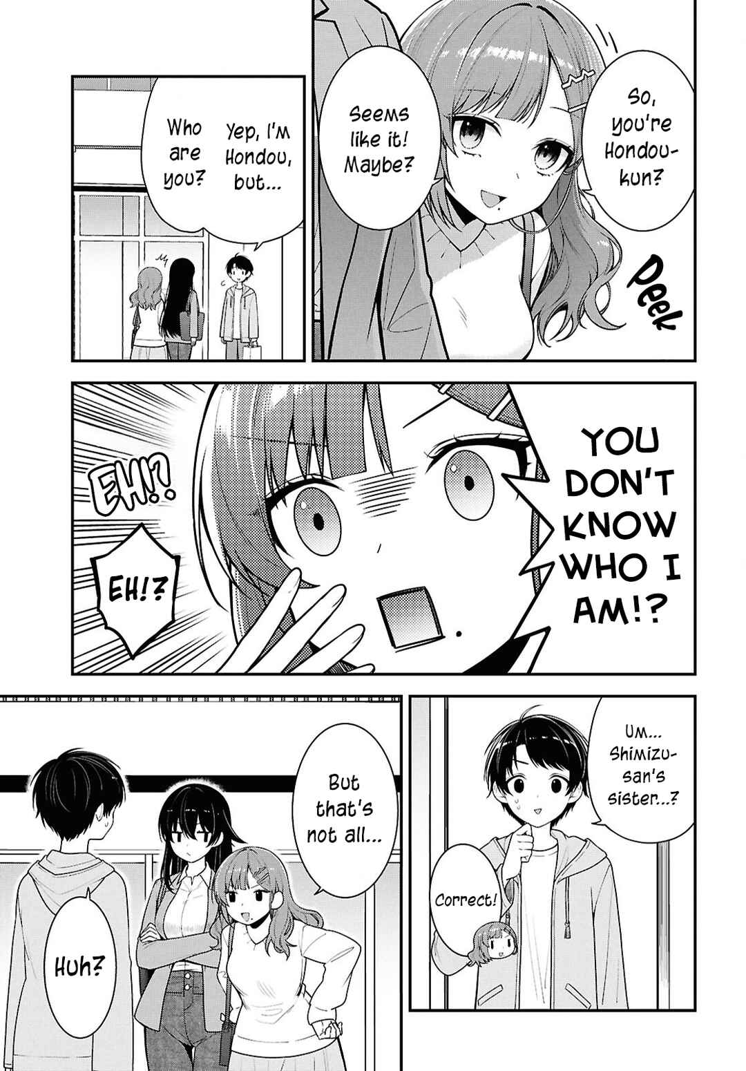 Page 11 Chapter 5 Tonari no Seki no Yankee Shimizu-san ga Kami o Kuroku Sometekita