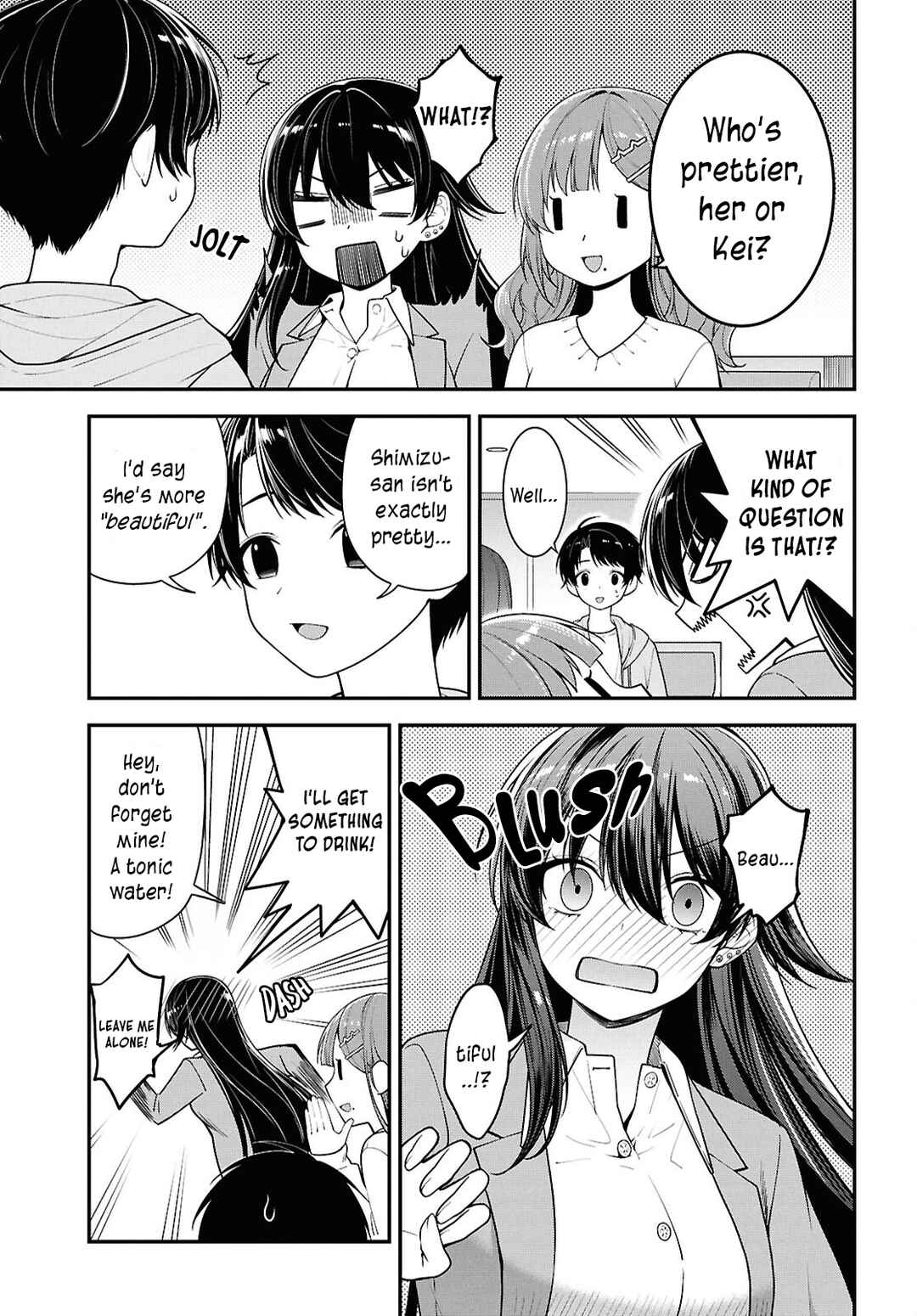 Page 15 Chapter 5 Tonari no Seki no Yankee Shimizu-san ga Kami o Kuroku Sometekita