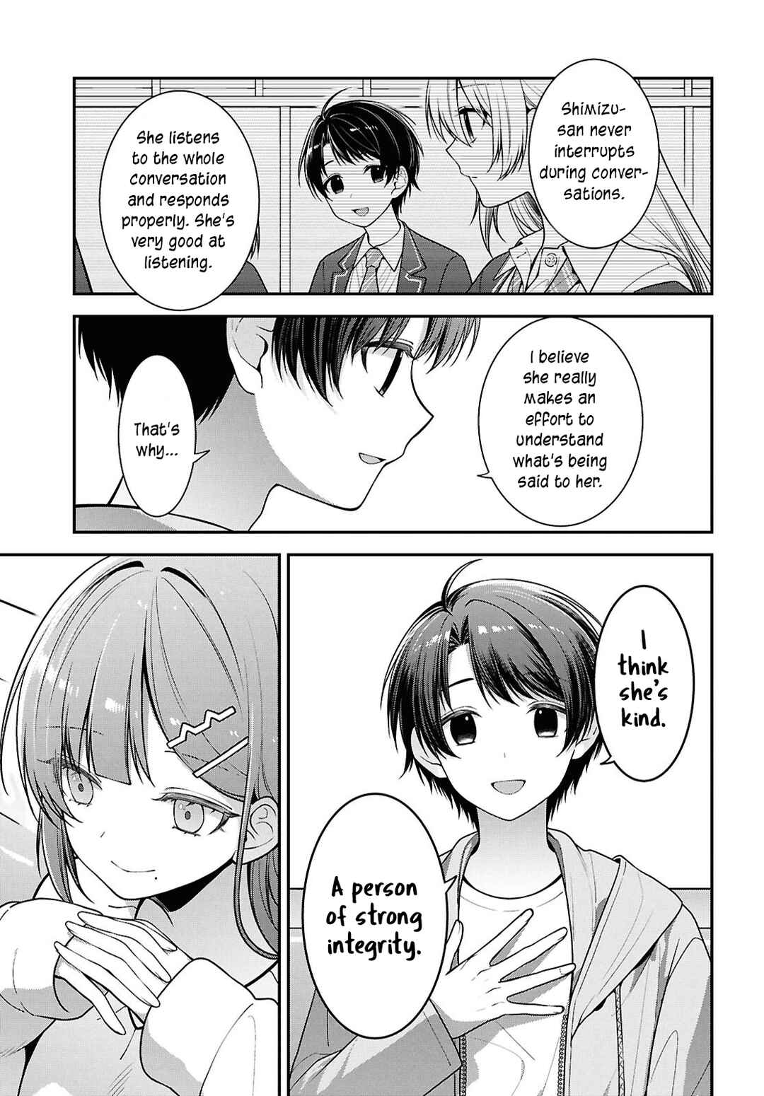 Page 23 Chapter 5 Tonari no Seki no Yankee Shimizu-san ga Kami o Kuroku Sometekita