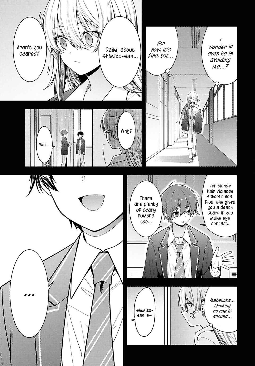 Page 3 Chapter 5 Tonari no Seki no Yankee Shimizu-san ga Kami o Kuroku Sometekita