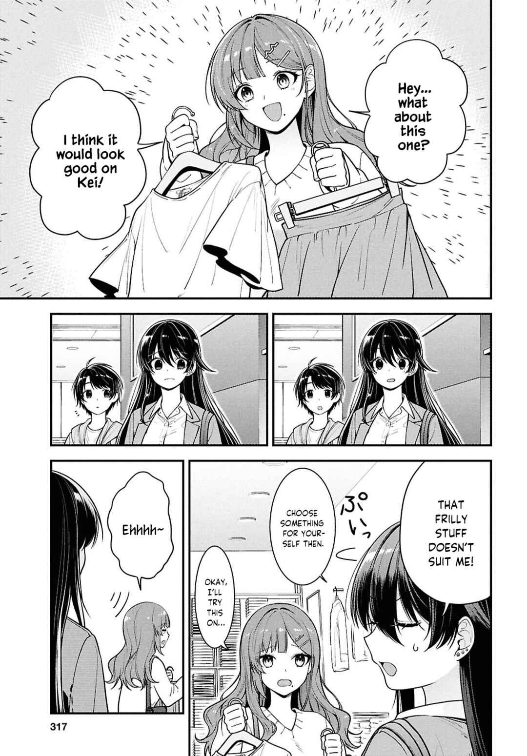 Page 6 Chapter 6 Tonari no Seki no Yankee Shimizu-san ga Kami o Kuroku Sometekita