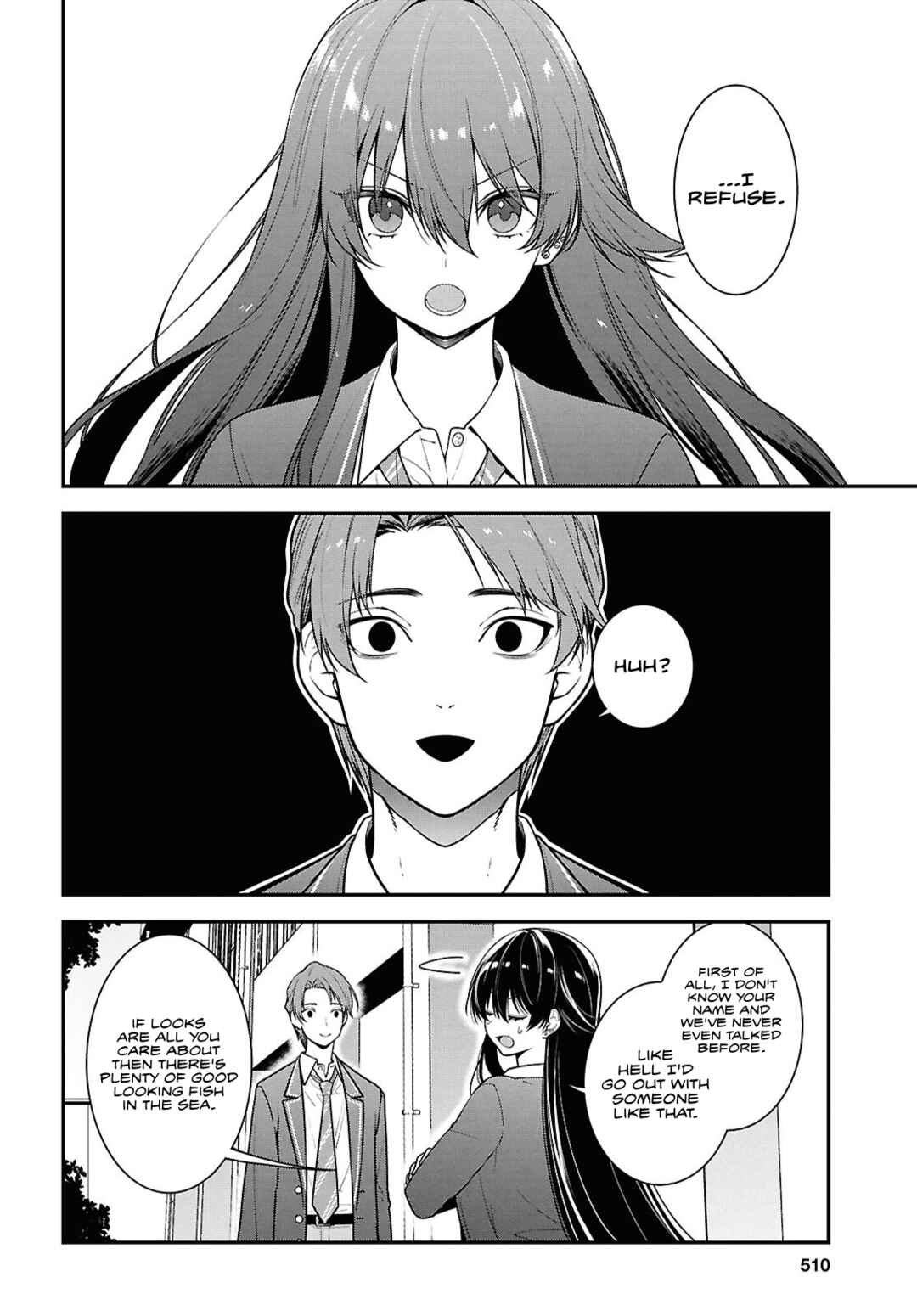 Page 14 Chapter 9 Tonari no Seki no Yankee Shimizu-san ga Kami o Kuroku Sometekita