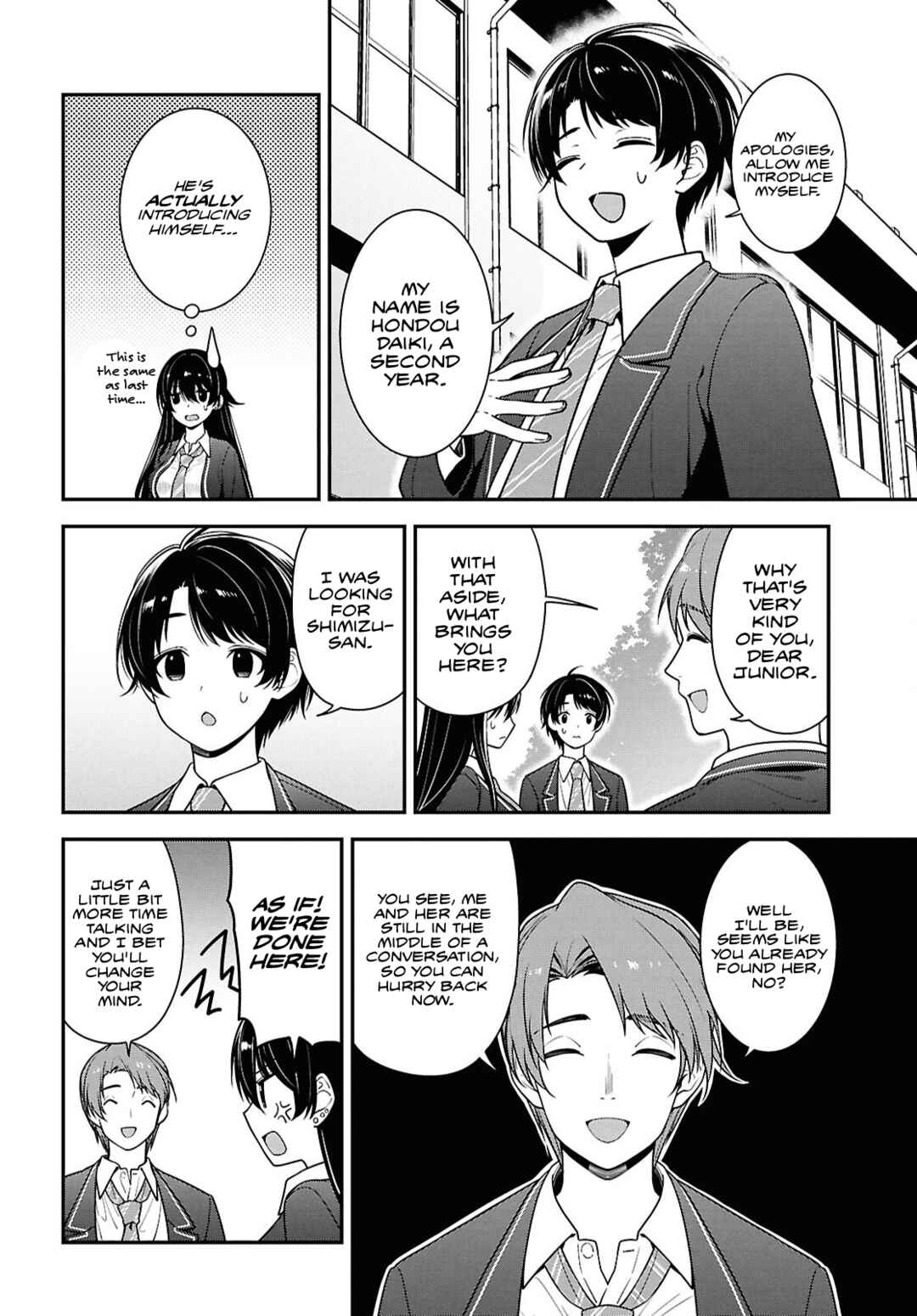 Page 22 Chapter 9 Tonari no Seki no Yankee Shimizu-san ga Kami o Kuroku Sometekita