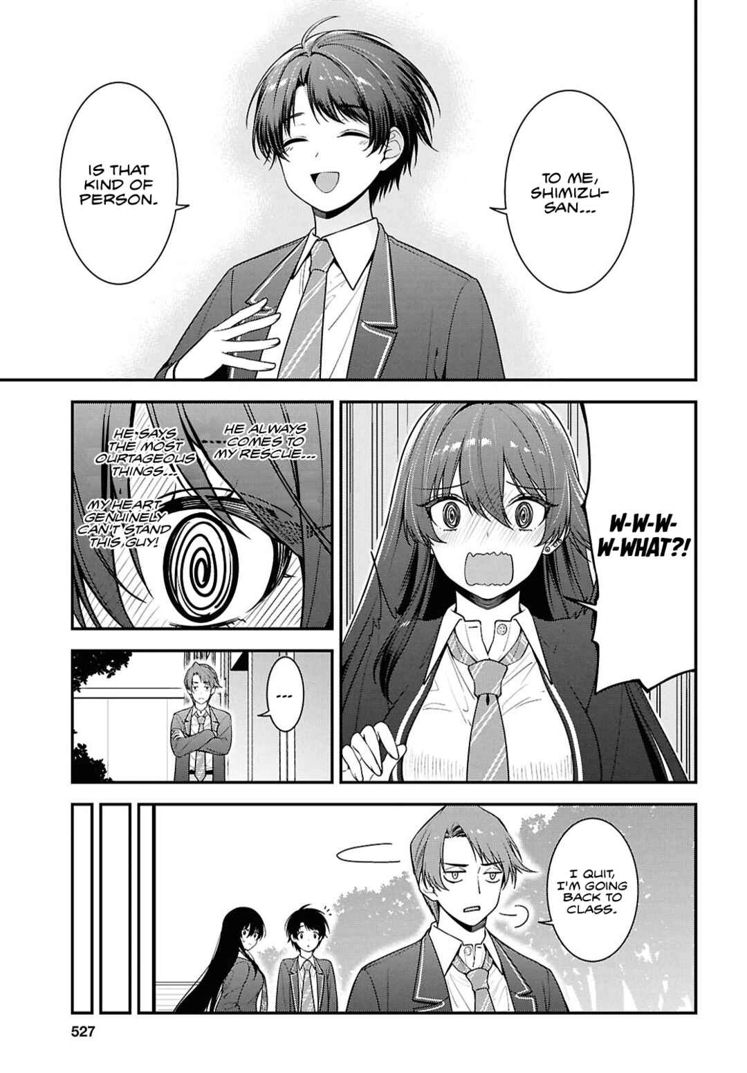 Page 30 Chapter 9 Tonari no Seki no Yankee Shimizu-san ga Kami o Kuroku Sometekita