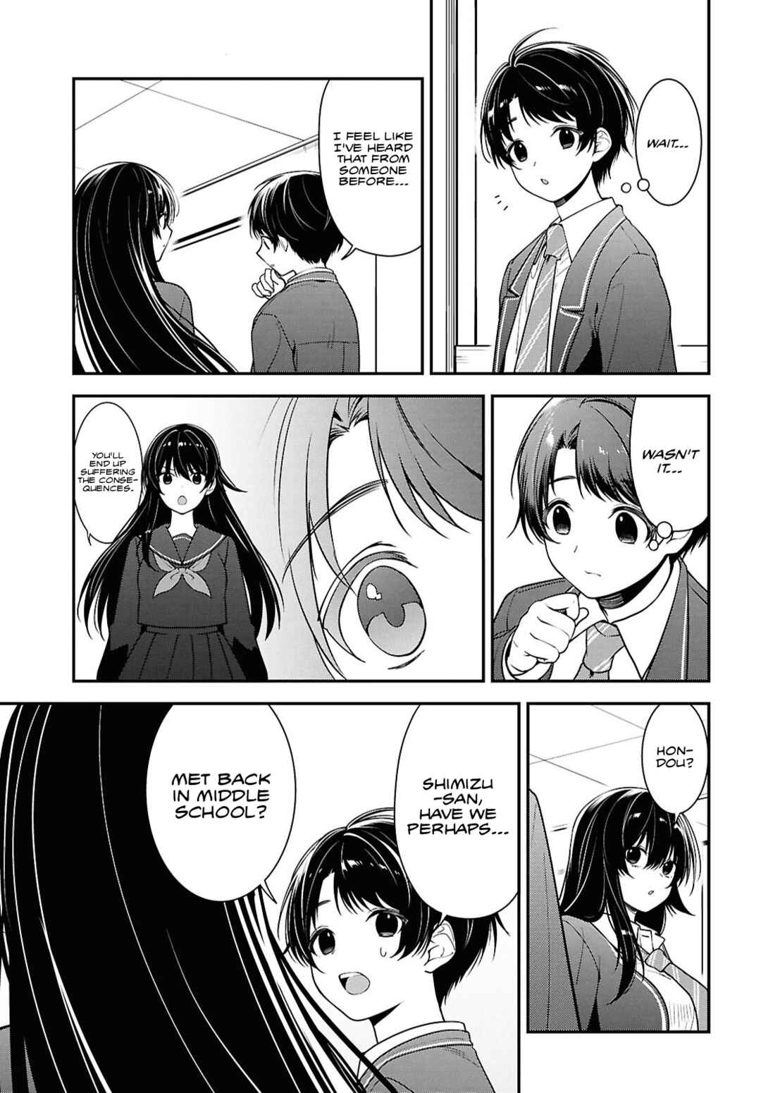 Page 32 Chapter 9 Tonari no Seki no Yankee Shimizu-san ga Kami o Kuroku Sometekita