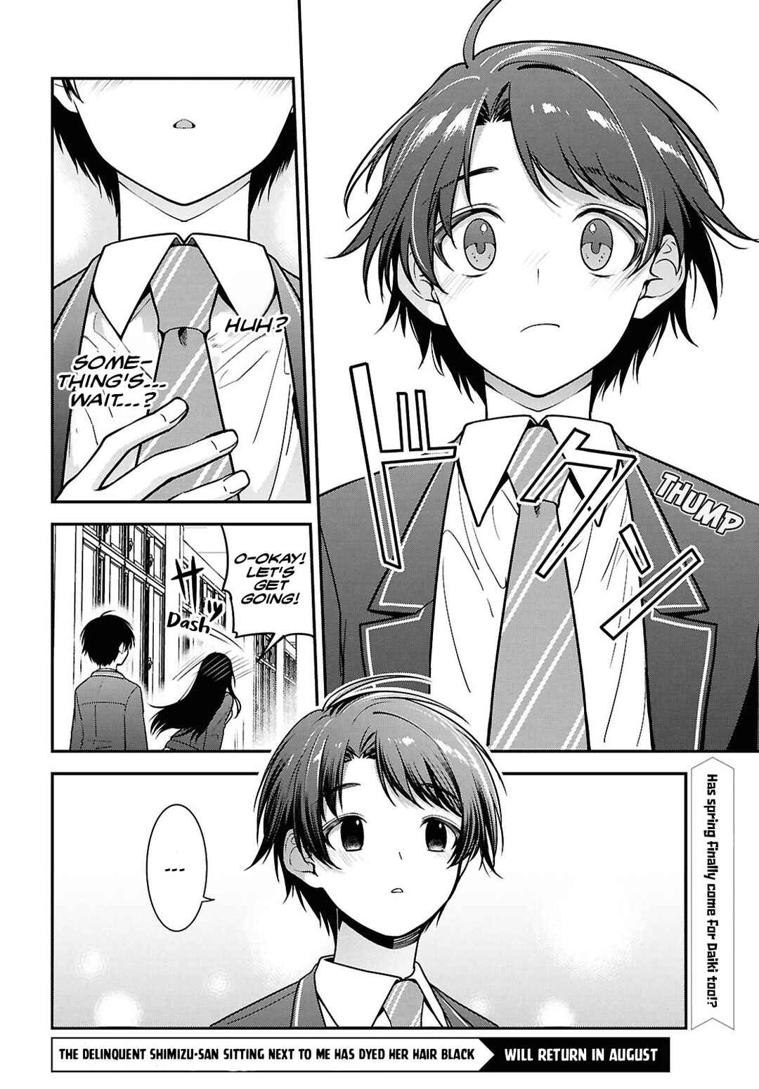 Page 36 Chapter 9 Tonari no Seki no Yankee Shimizu-san ga Kami o Kuroku Sometekita