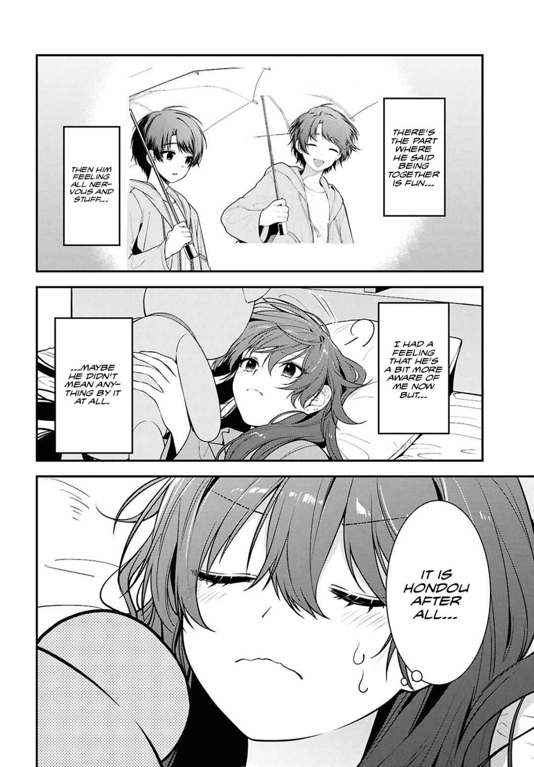 Page 4 Chapter 9 Tonari no Seki no Yankee Shimizu-san ga Kami o Kuroku Sometekita