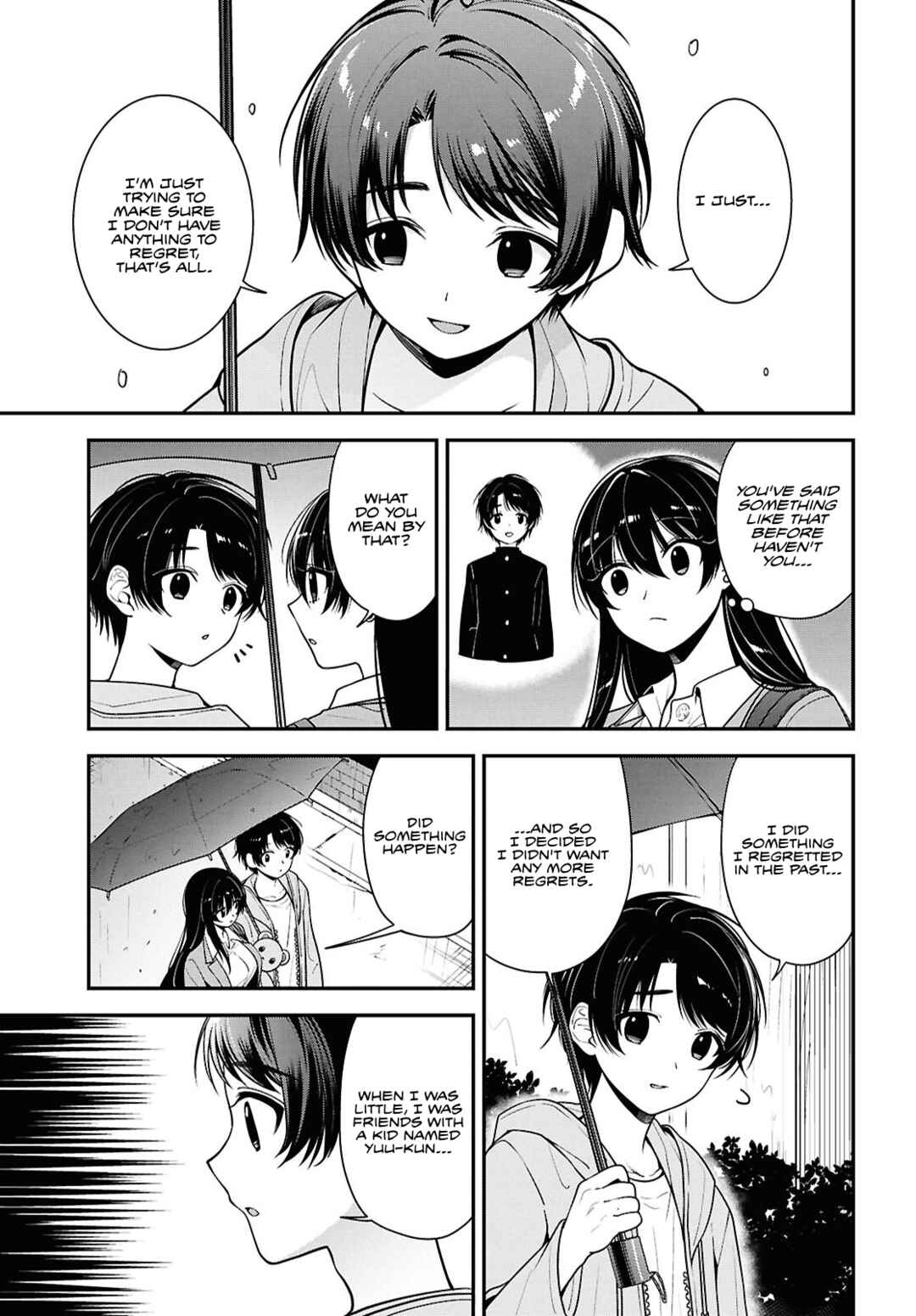 Page 16 Chapter 8.1 Tonari no Seki no Yankee Shimizu-san ga Kami o Kuroku Sometekita