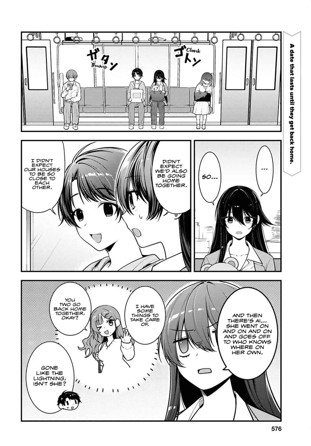 Page 3 Chapter 8.1 Tonari no Seki no Yankee Shimizu-san ga Kami o Kuroku Sometekita